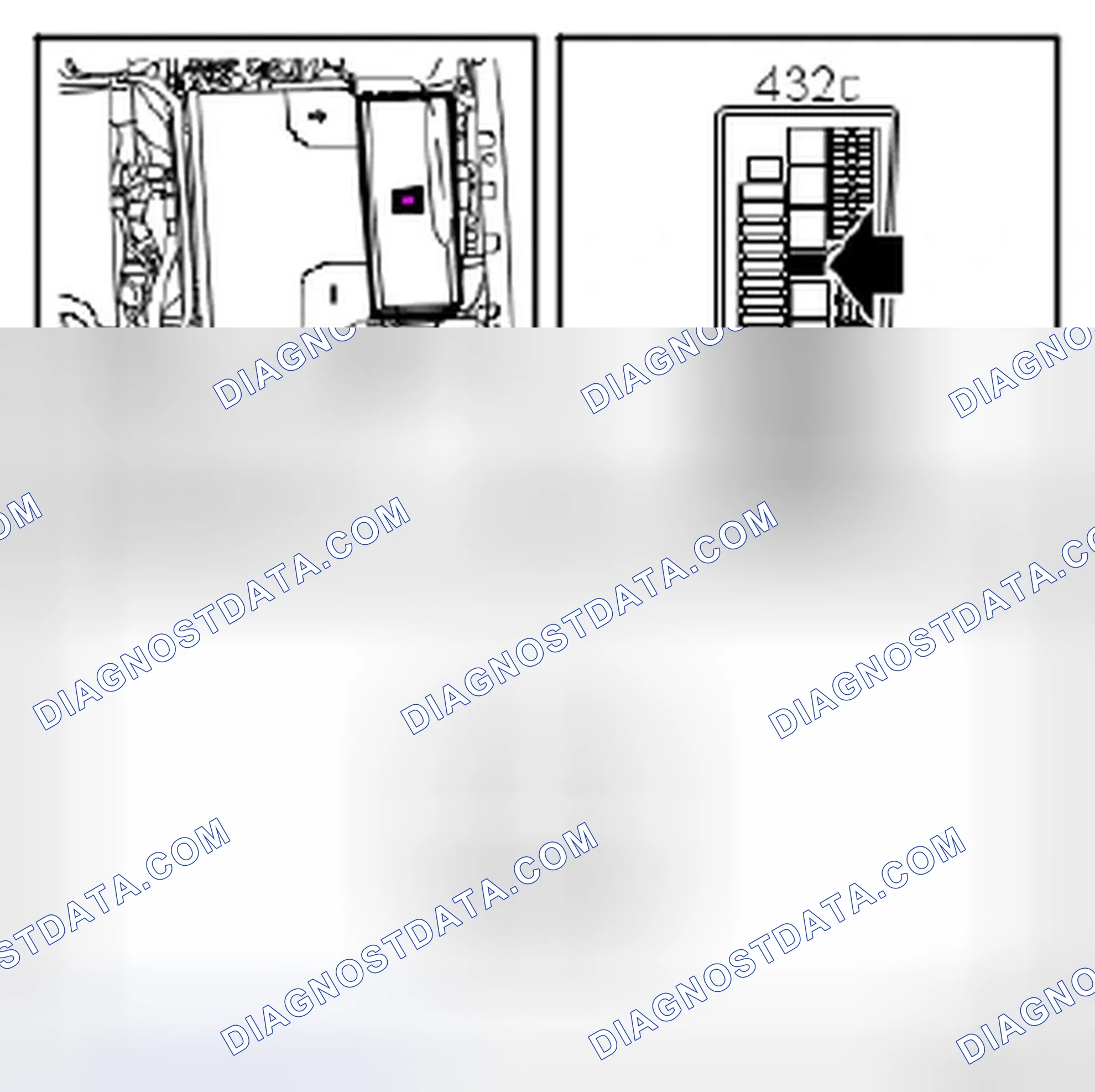 Scheme 31: Relay, Washer Fluid Pump, Rear Window (432c)