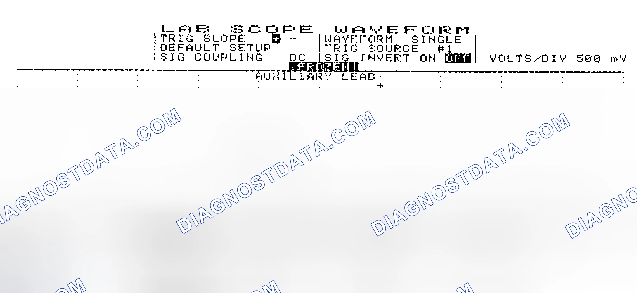 Scheme 10: Single Injector w/Excessive Current Flow - Current Pattern