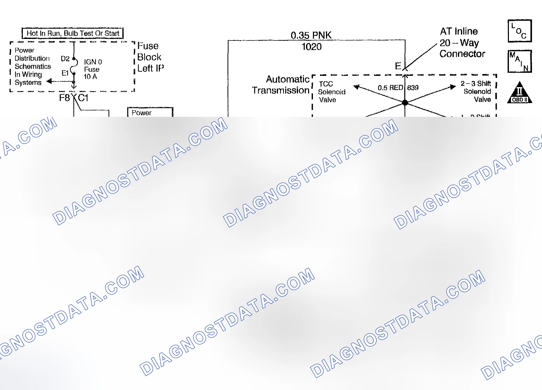 Scheme 489: DTC P0785: Open, Short To Ground Or Short To Power In The 3-2 SS Valve Assembly Circuit