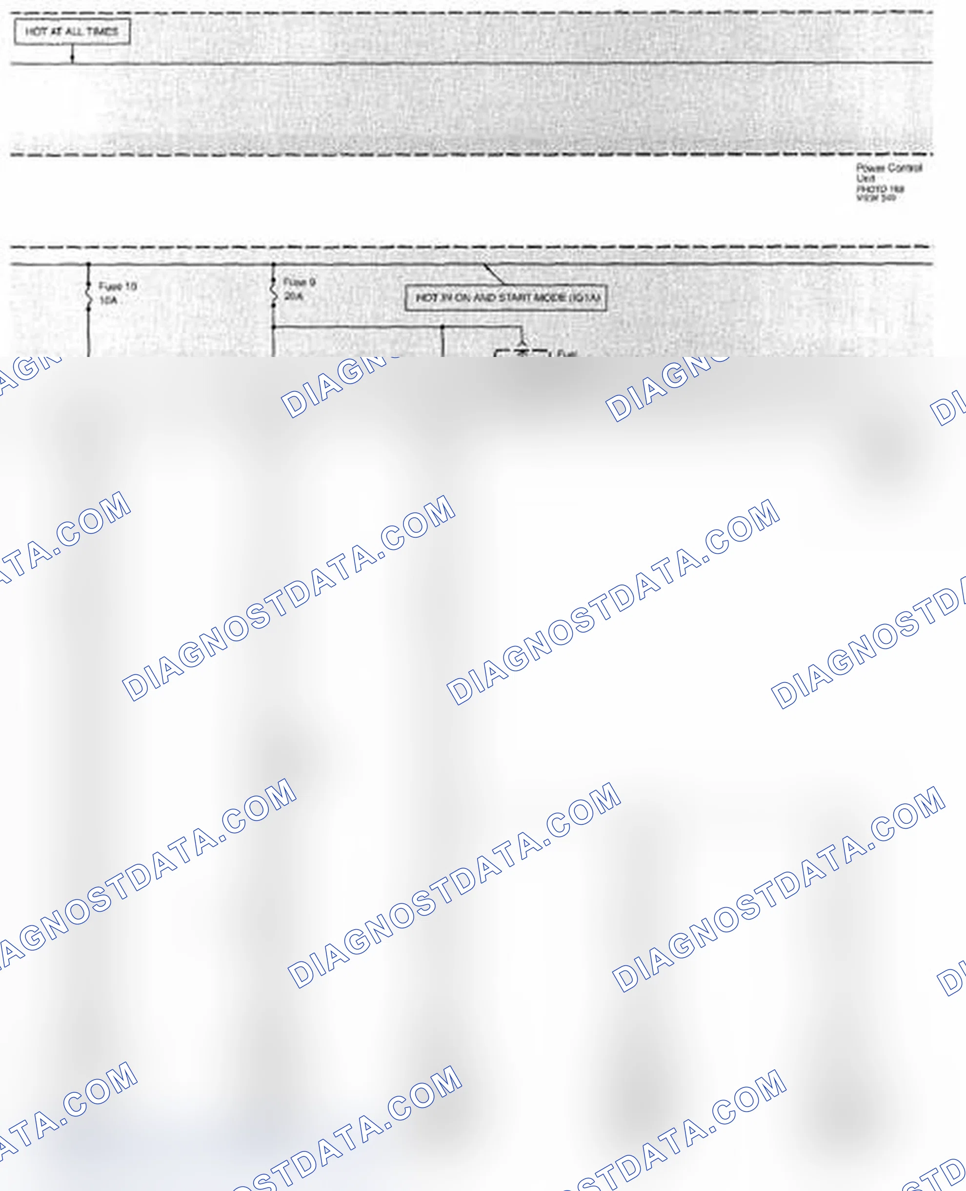 Scheme 116: Power Distribution Circuit Diagram - Keyless Access (Page 10-33)