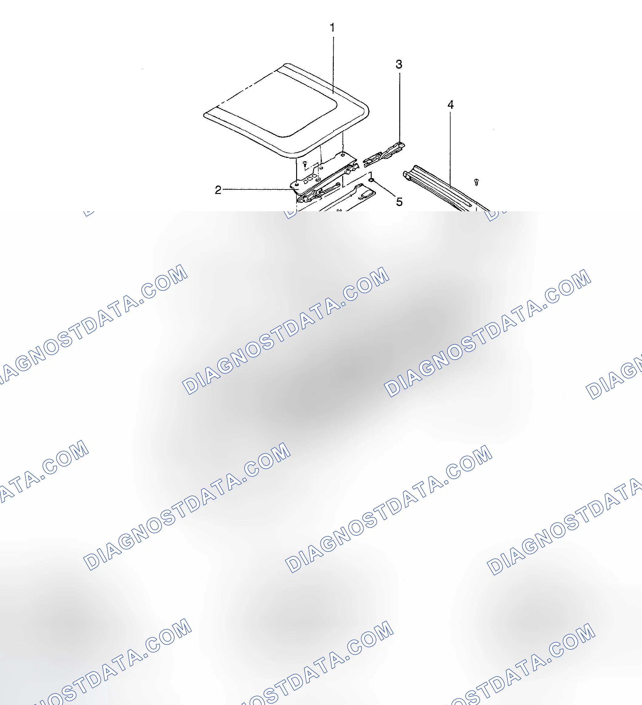 Fig. 7: Illustrating Sunroof Components