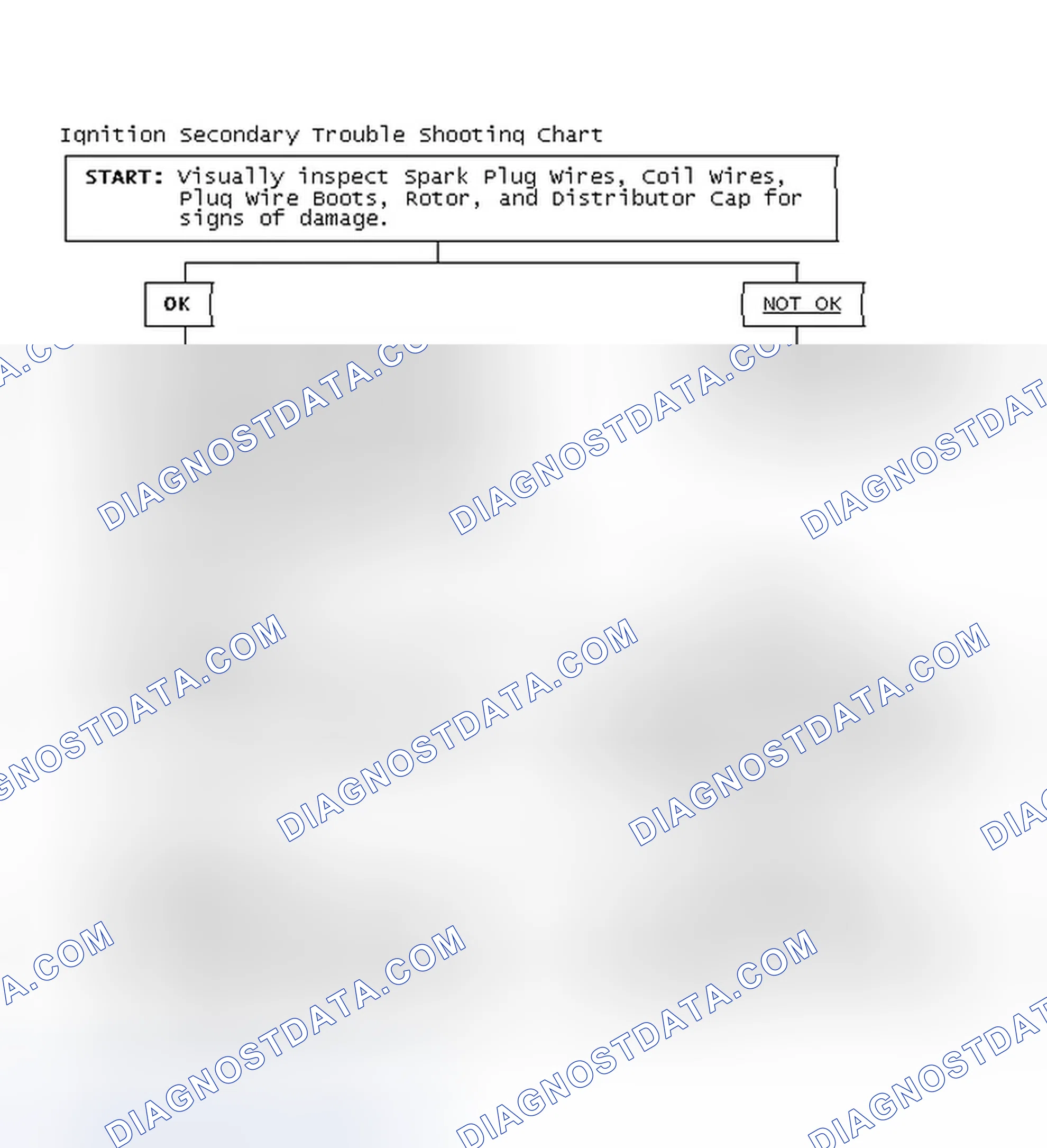 Scheme 1: Ignition Secondary Trouble Shooting Chart
