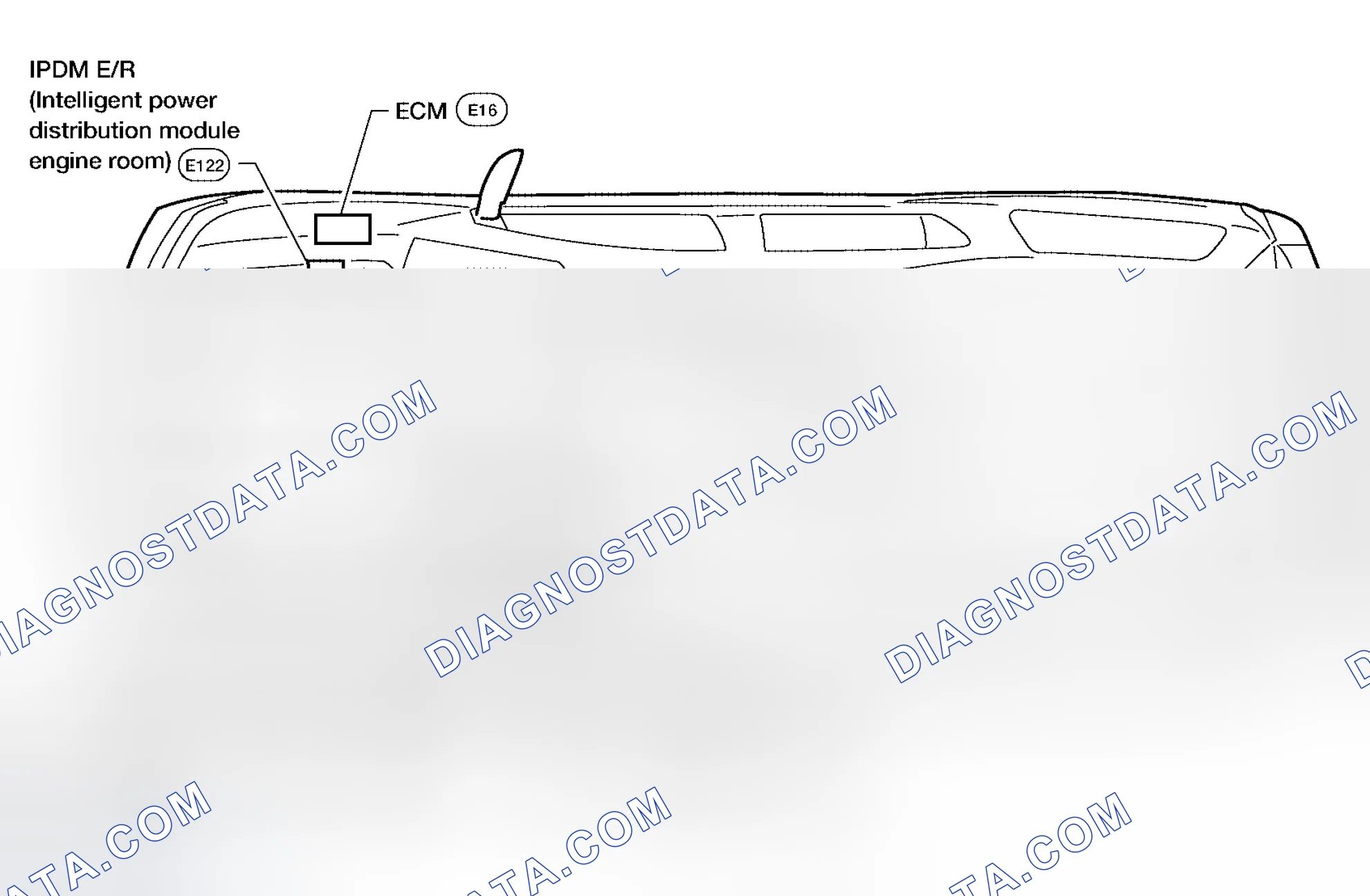 Scheme 182: COMPONENT PARTS AND HARNESS CONNECTOR LOCATION