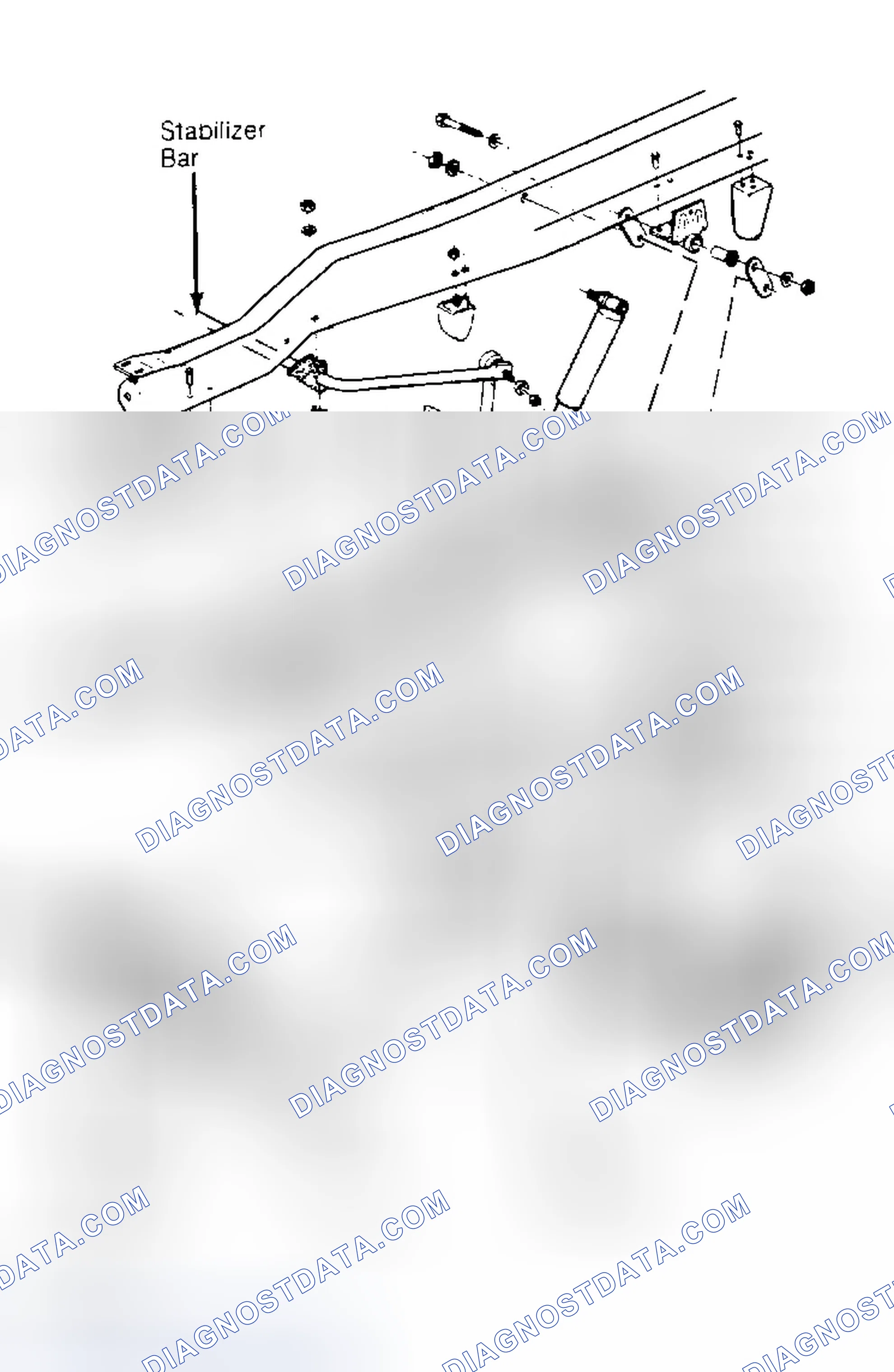 Scheme 16: Exploded View Of Front Suspension (Commercial Van - C35 Pickup Similar)