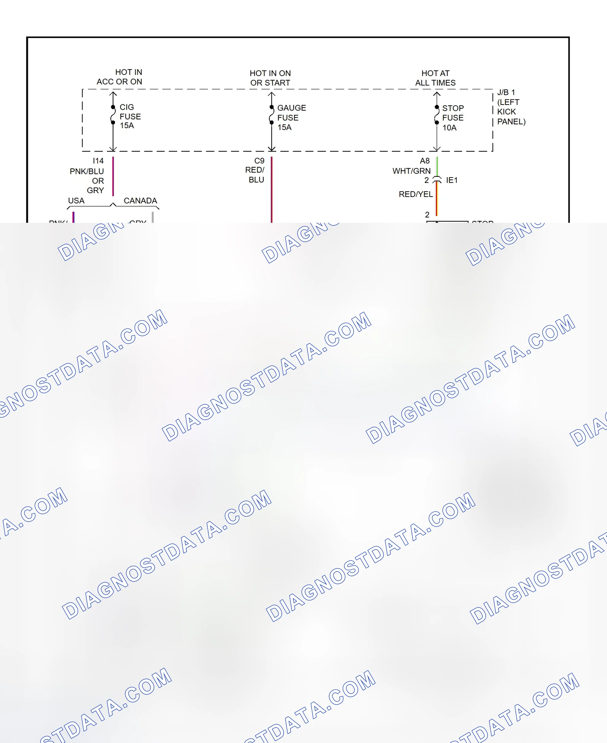 Scheme 16: Shift Interlock System Wiring Diagram (1995 Paseo)