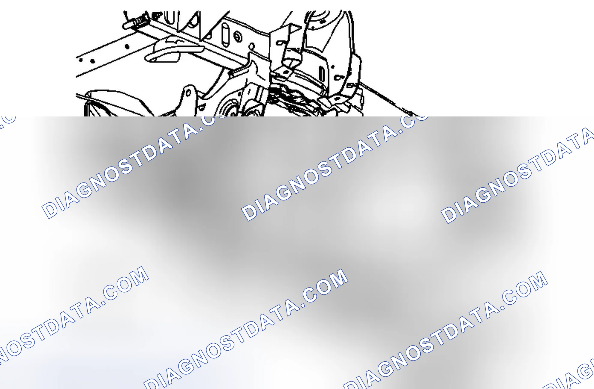 Scheme 4: Drivetrain and Front Suspension Frame Front Crossmember Replacement (1500, 2500 LD)