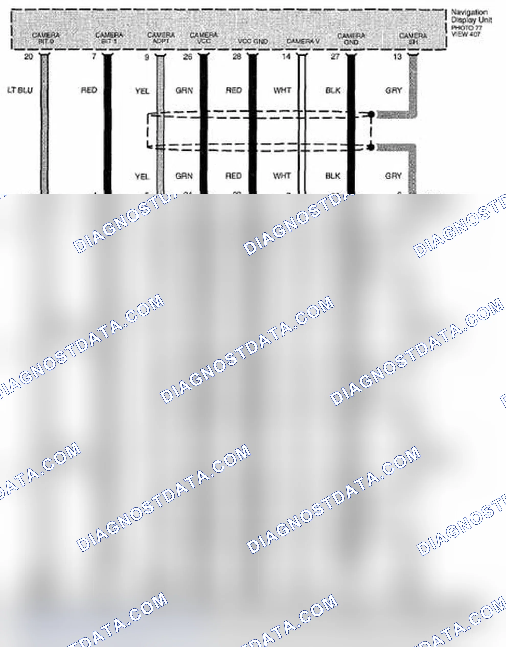Scheme 359: Navigation System Circuit Diagram (Page 156-7)