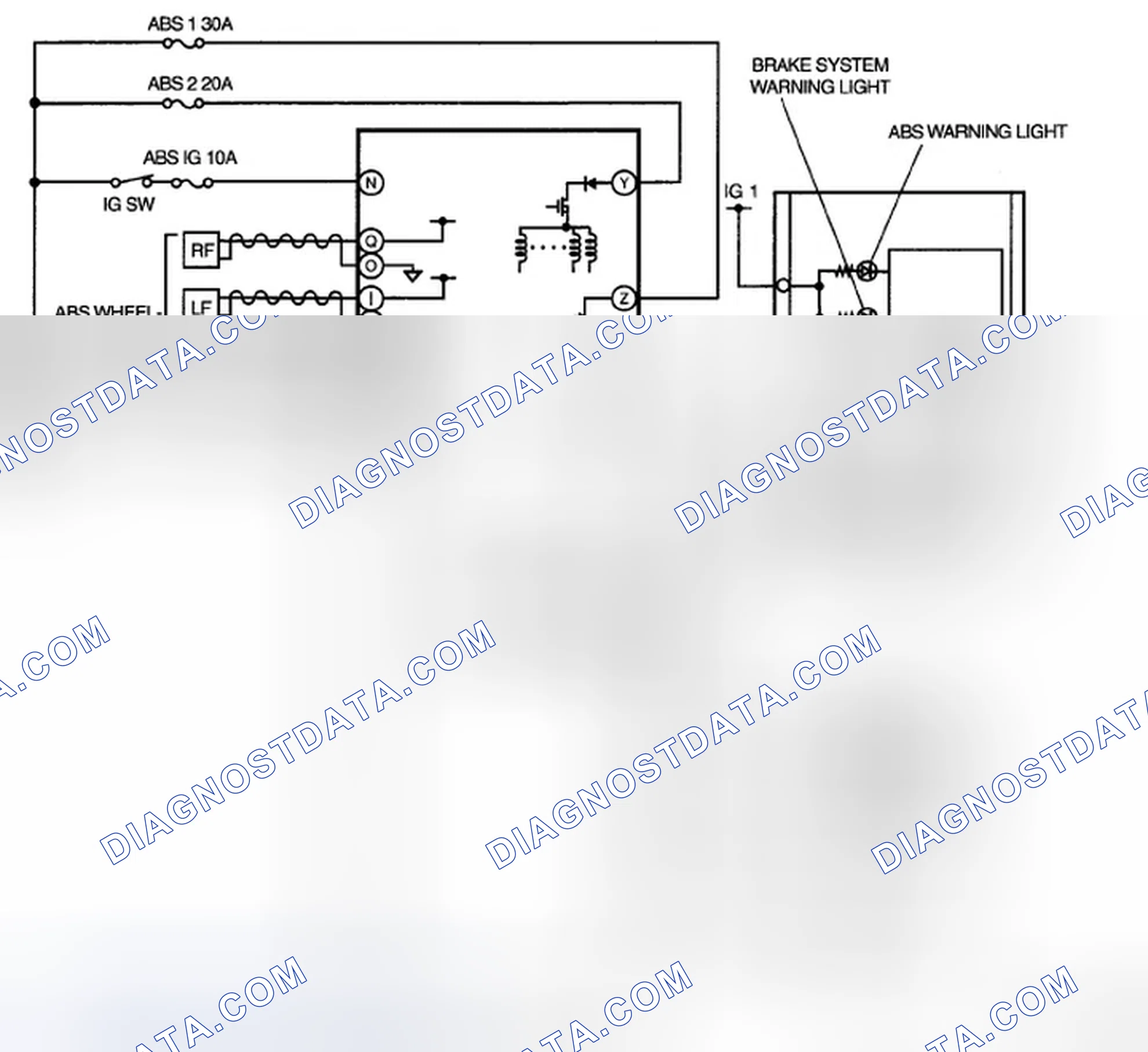 Scheme 57: SYSTEM WIRING DIAGRAM [ABS]