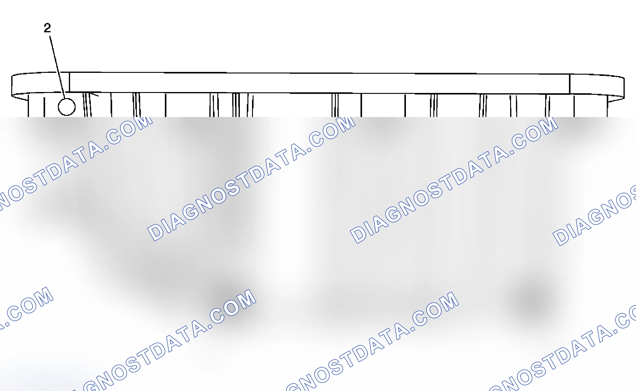 Scheme 113: Upper Oil Pan - Front View