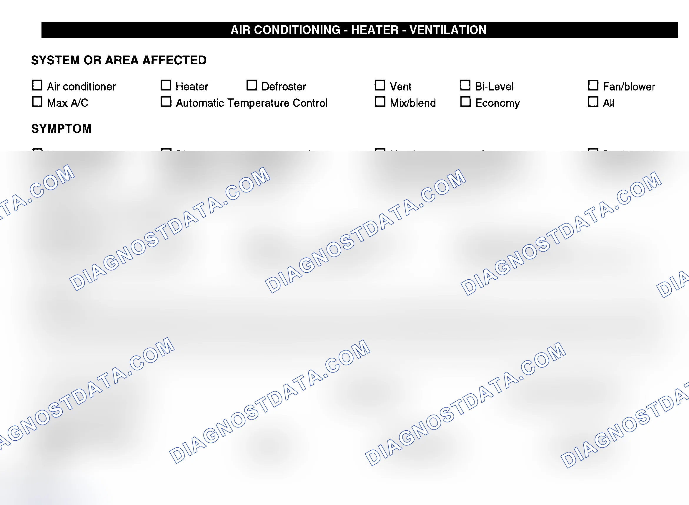 Scheme 8: Air Conditioning, Heater & Ventilation