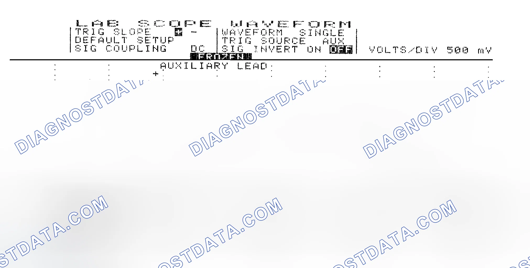 Scheme 14: Single Injector w/Excessive Current Flow - Current Pattern
