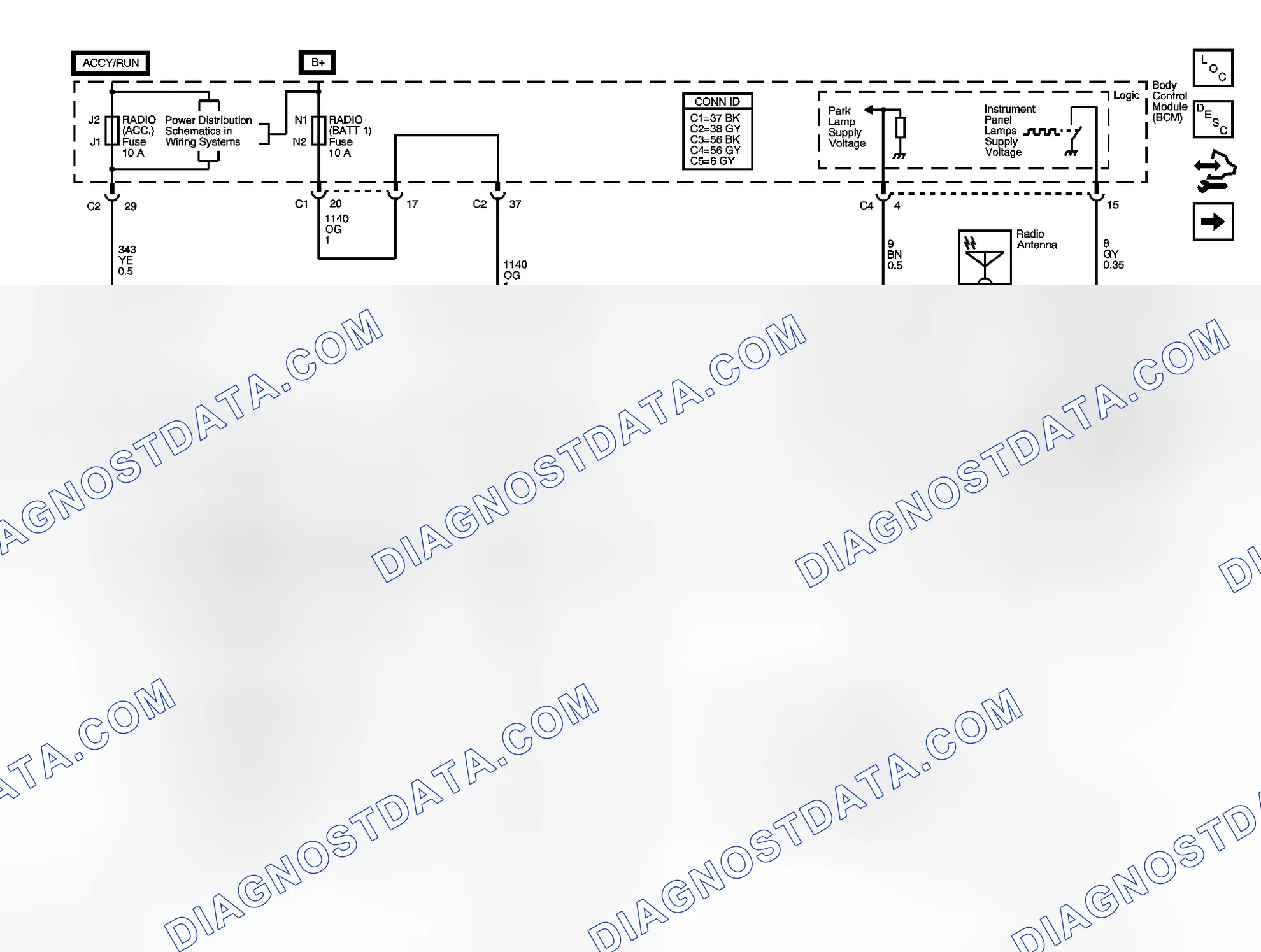 Scheme 17: Radio/Audio System Schematics