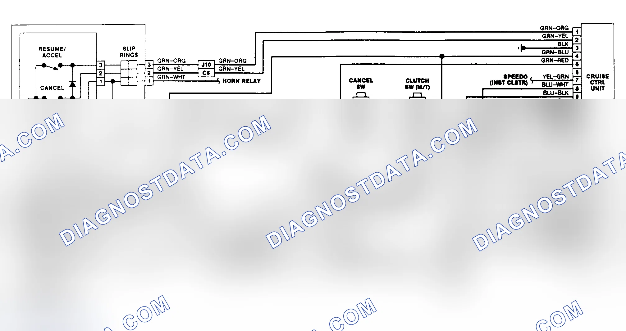 Fig. 15: Cruise Control System Schematic (1991 Stanza)