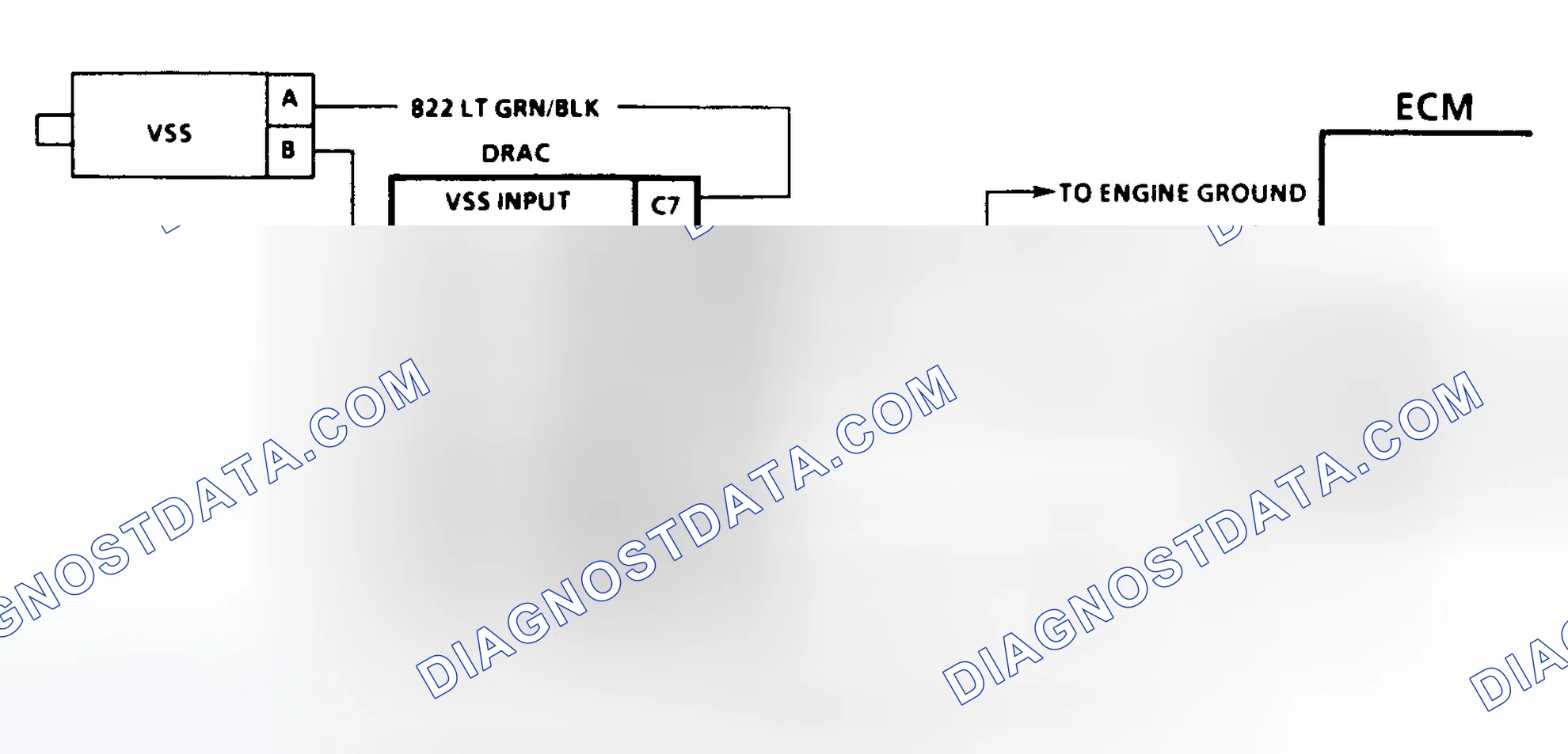 Scheme 86: Code 24 Schematic (4.3L Turbo) Vehicle Speed Sensor