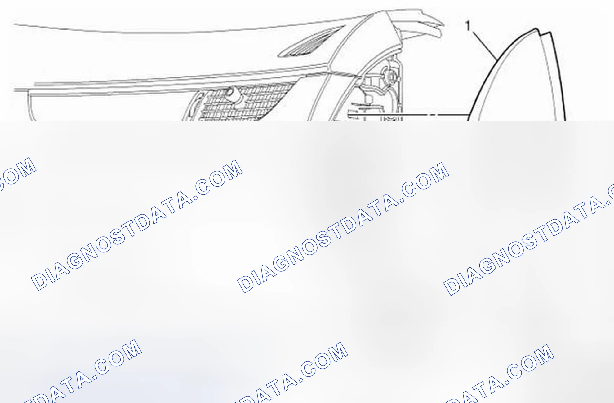 Scheme 58: Instrument Panel Outer Trim Cover Replacement - Right Side