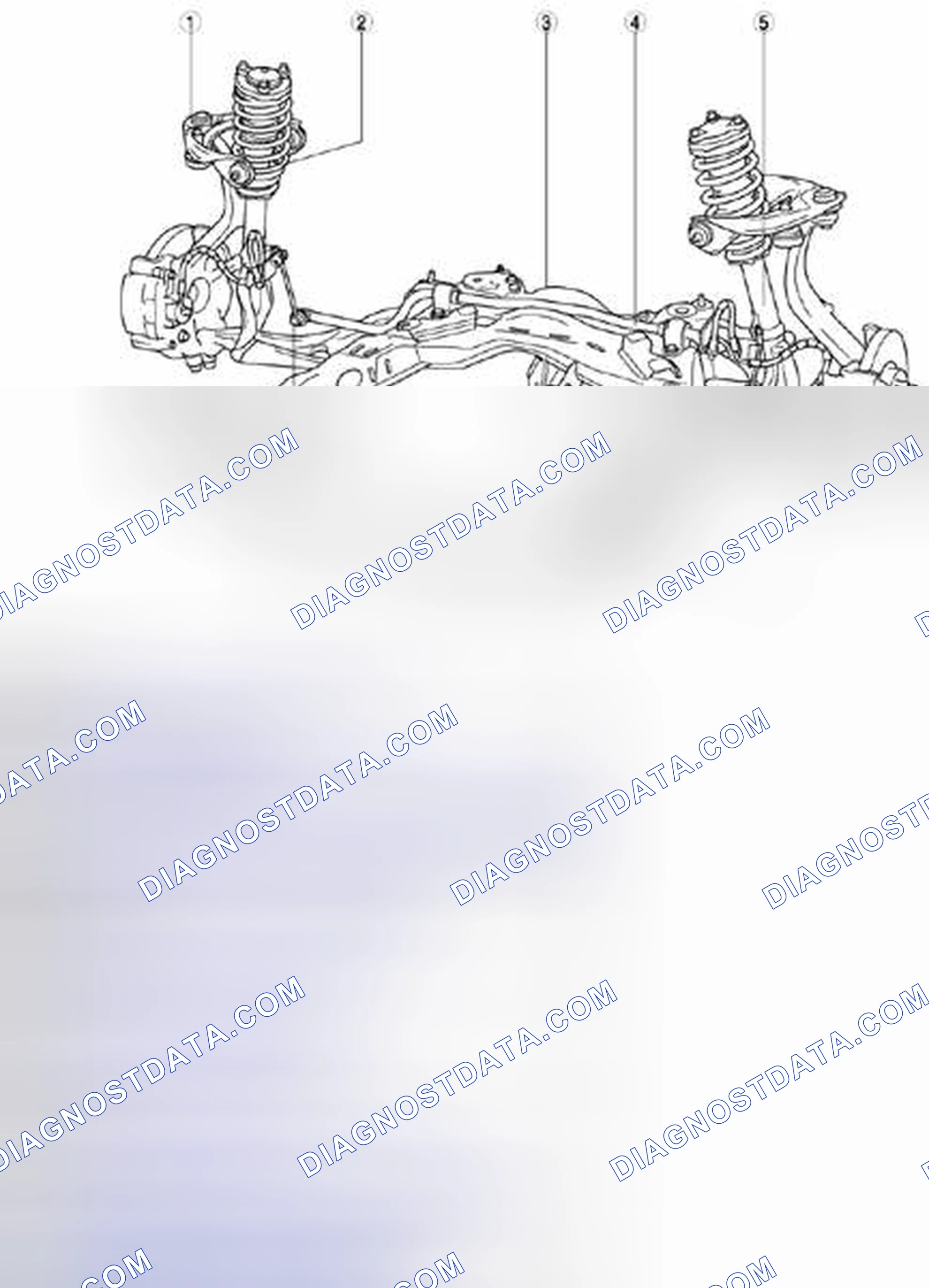 Fig. 1: Identifying Front Suspension System Components
