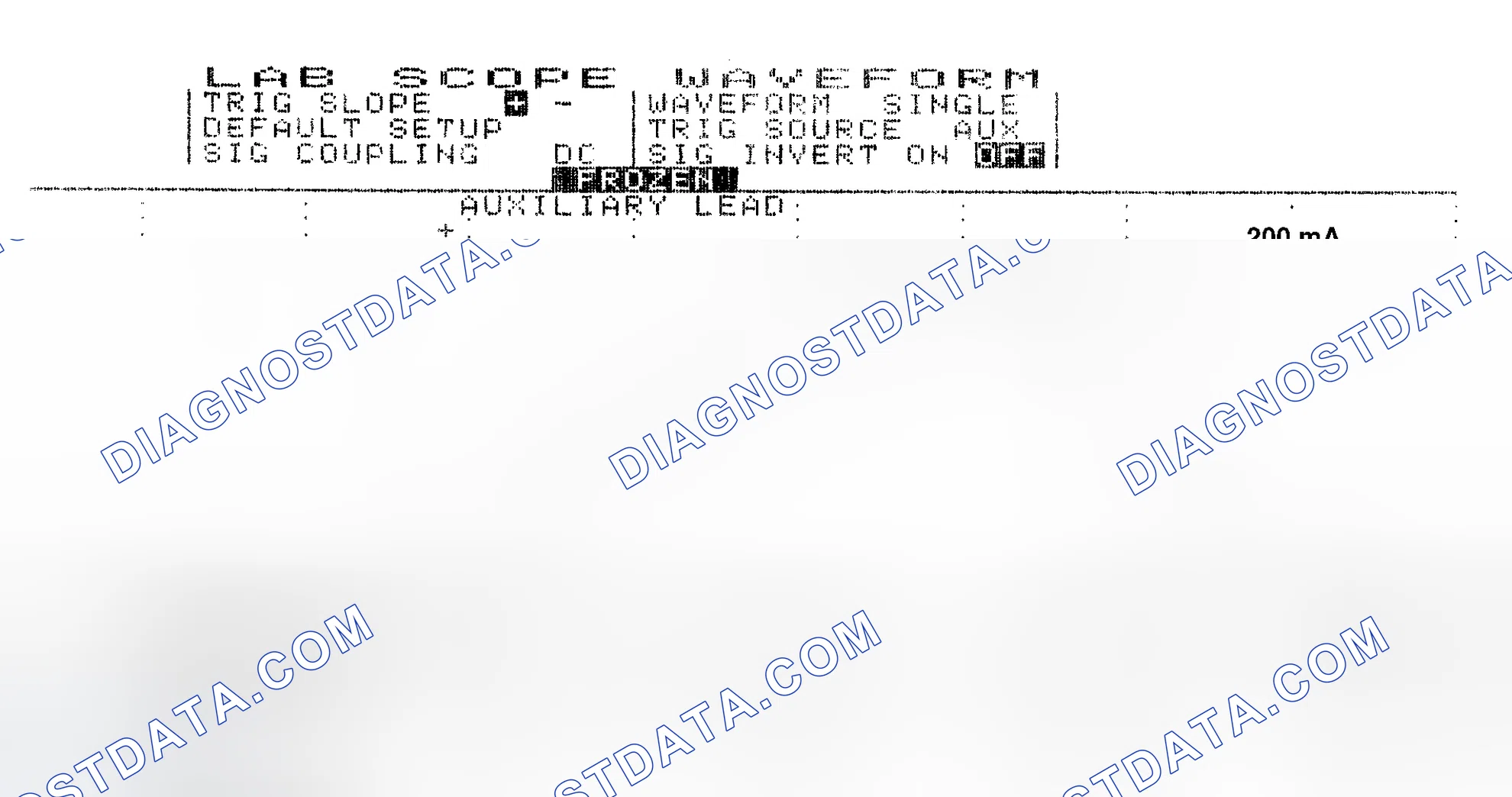 Scheme 13: Single Injector w/Normal Current Flow - Current Pattern