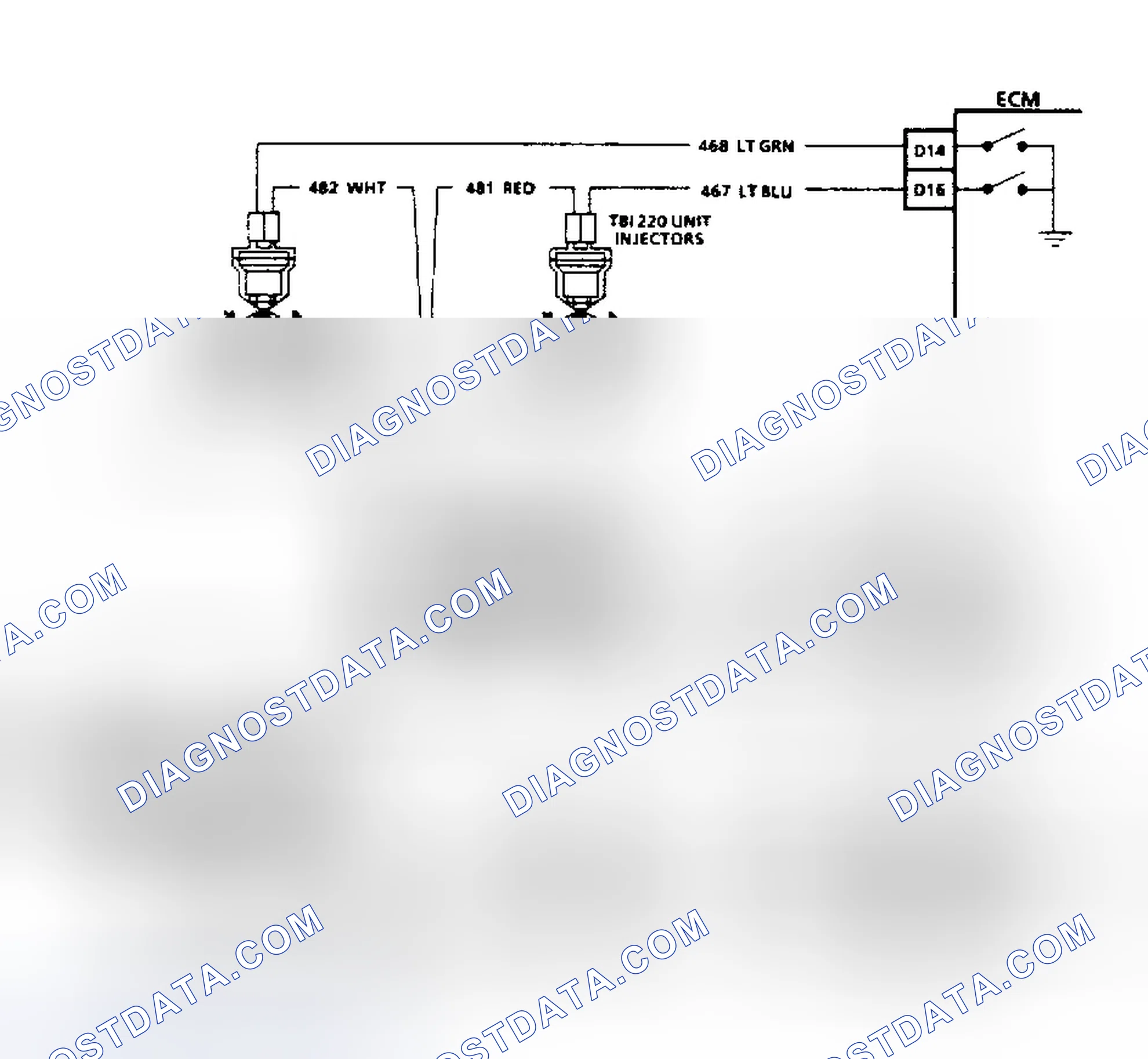 Scheme 9: HEI Ignition & Injector Circuits (2.8L, 4.3L TBI, 5.0L, 5.7L & 7.4L Without 4L80-E Transmission)