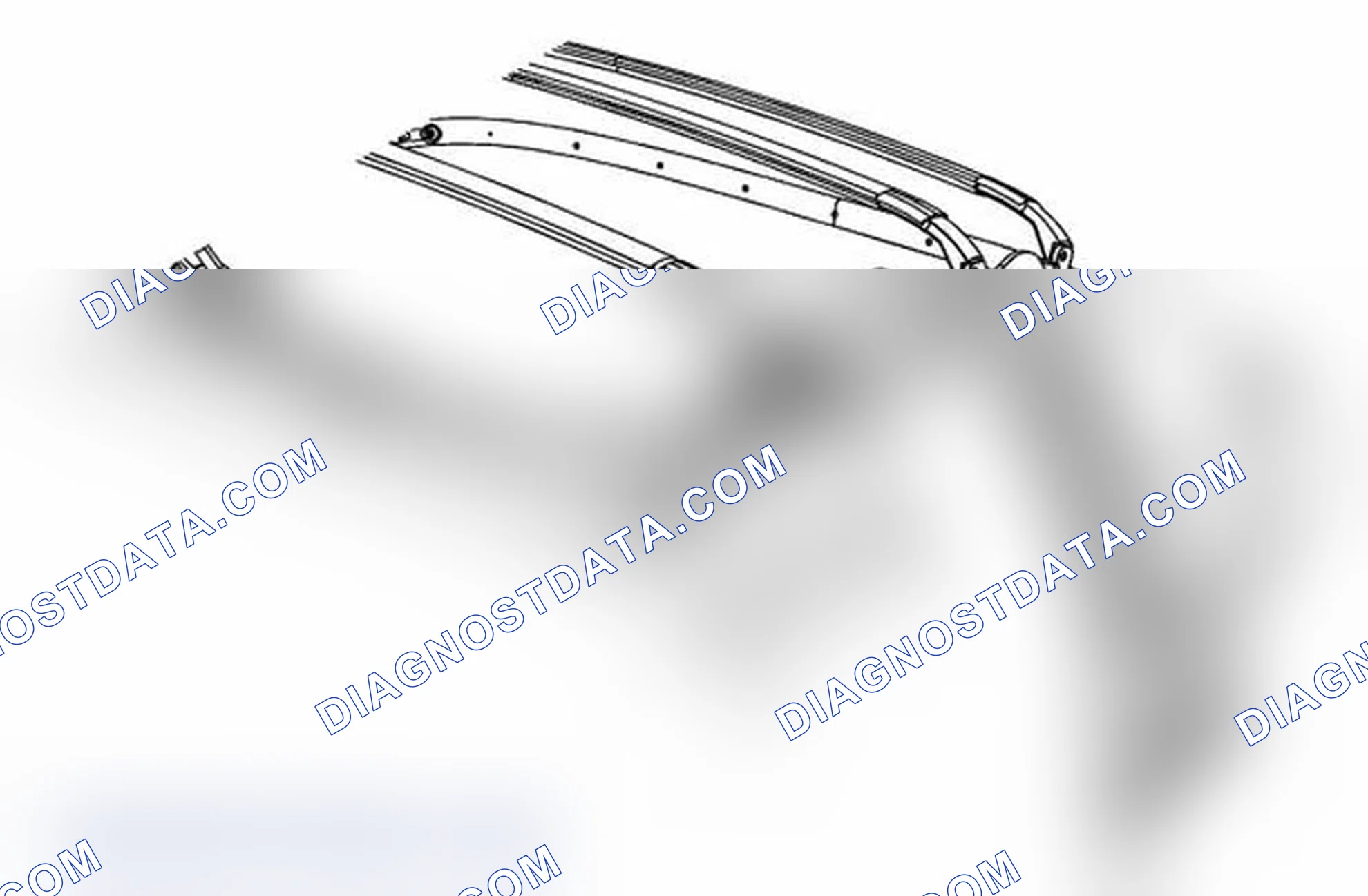 Scheme 12: Folding Top Side Front Weatherstrip Retainer Replacement