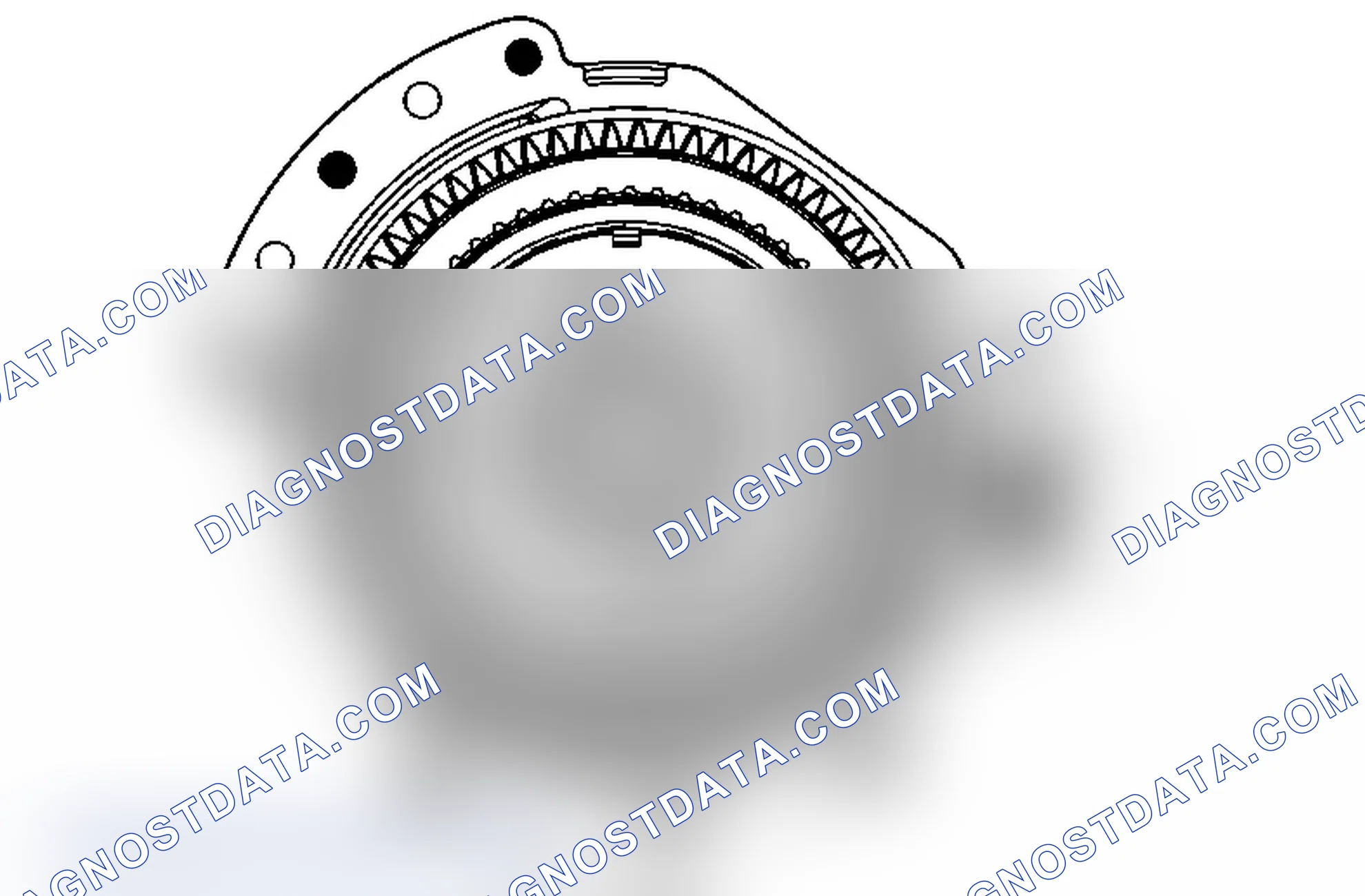Scheme 32: Front Differential Transfer Drive Gear Support- Case Side