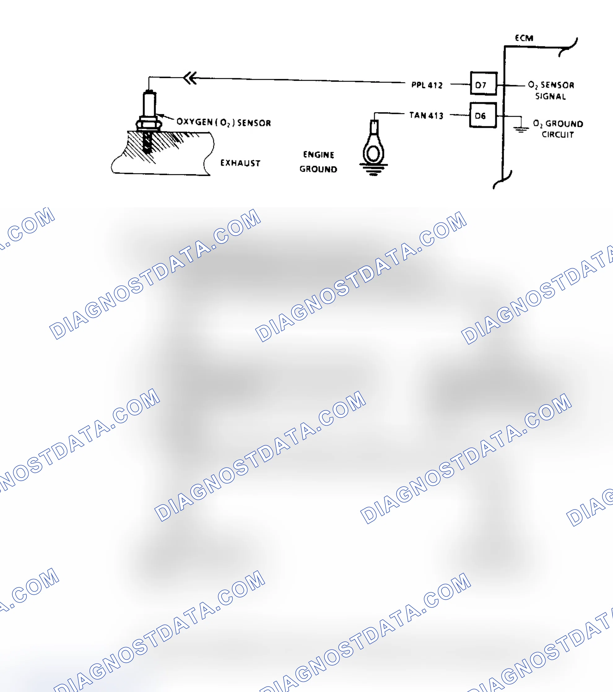 Scheme 100: Code 45, Rich Exhaust Indication Flow Chart & Schematic
