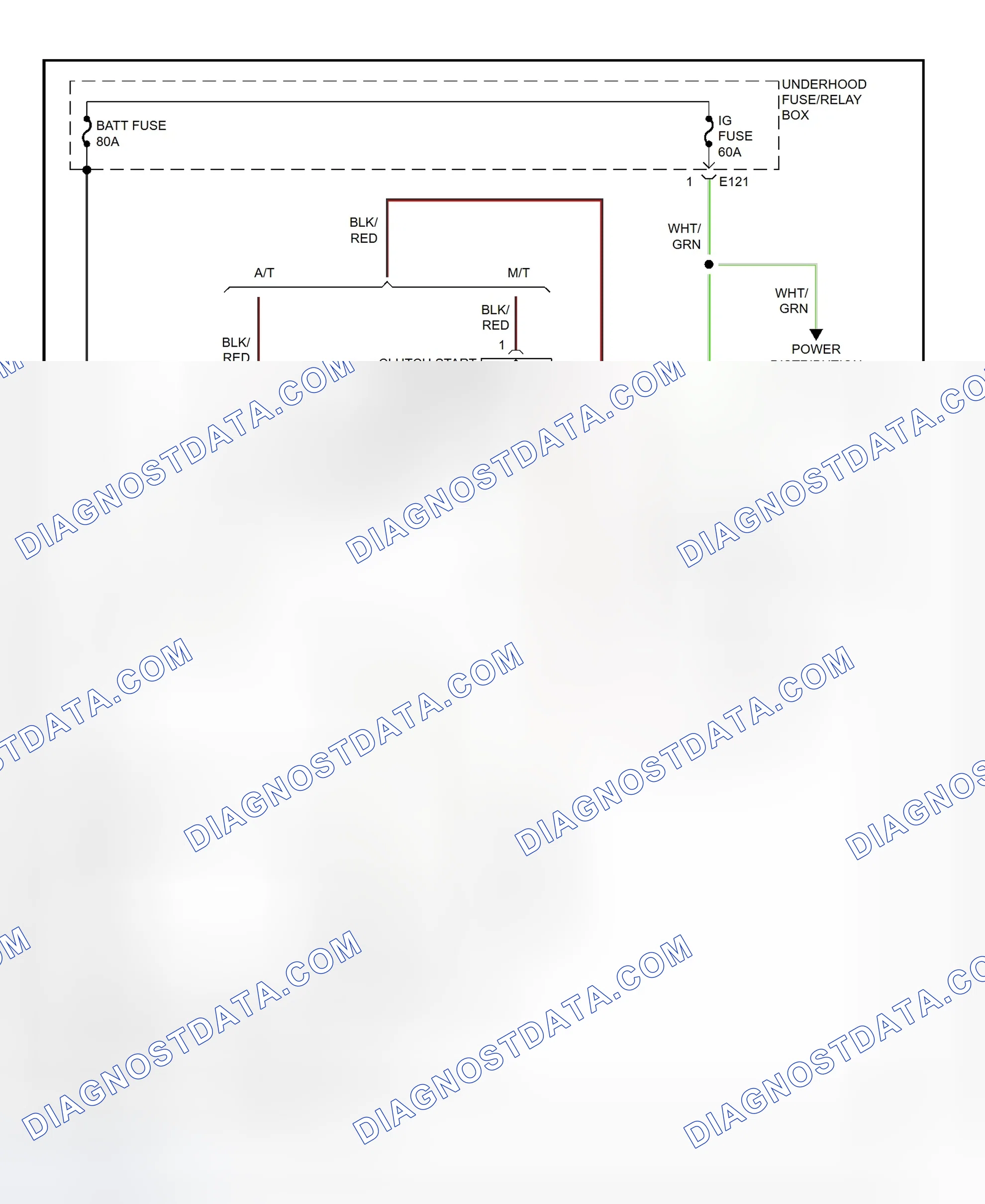 Scheme 2: Starting System Wiring Diagram (Grand Vitara)