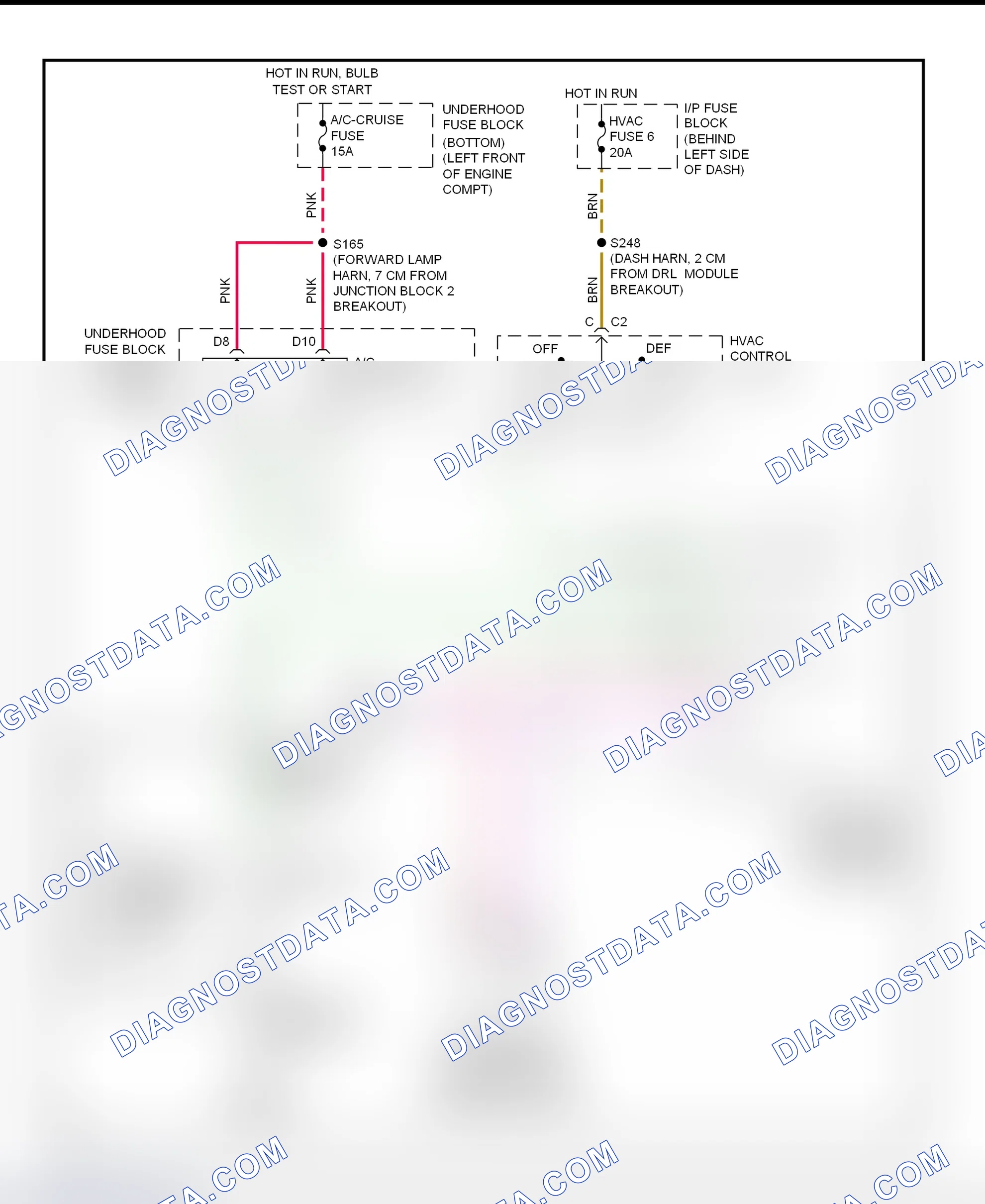 Scheme 13: A/C Compressor Clutch Control Circuit Wiring Diagram (2000-01 Camaro & Firebird - With 5.7L VIN G Engine)