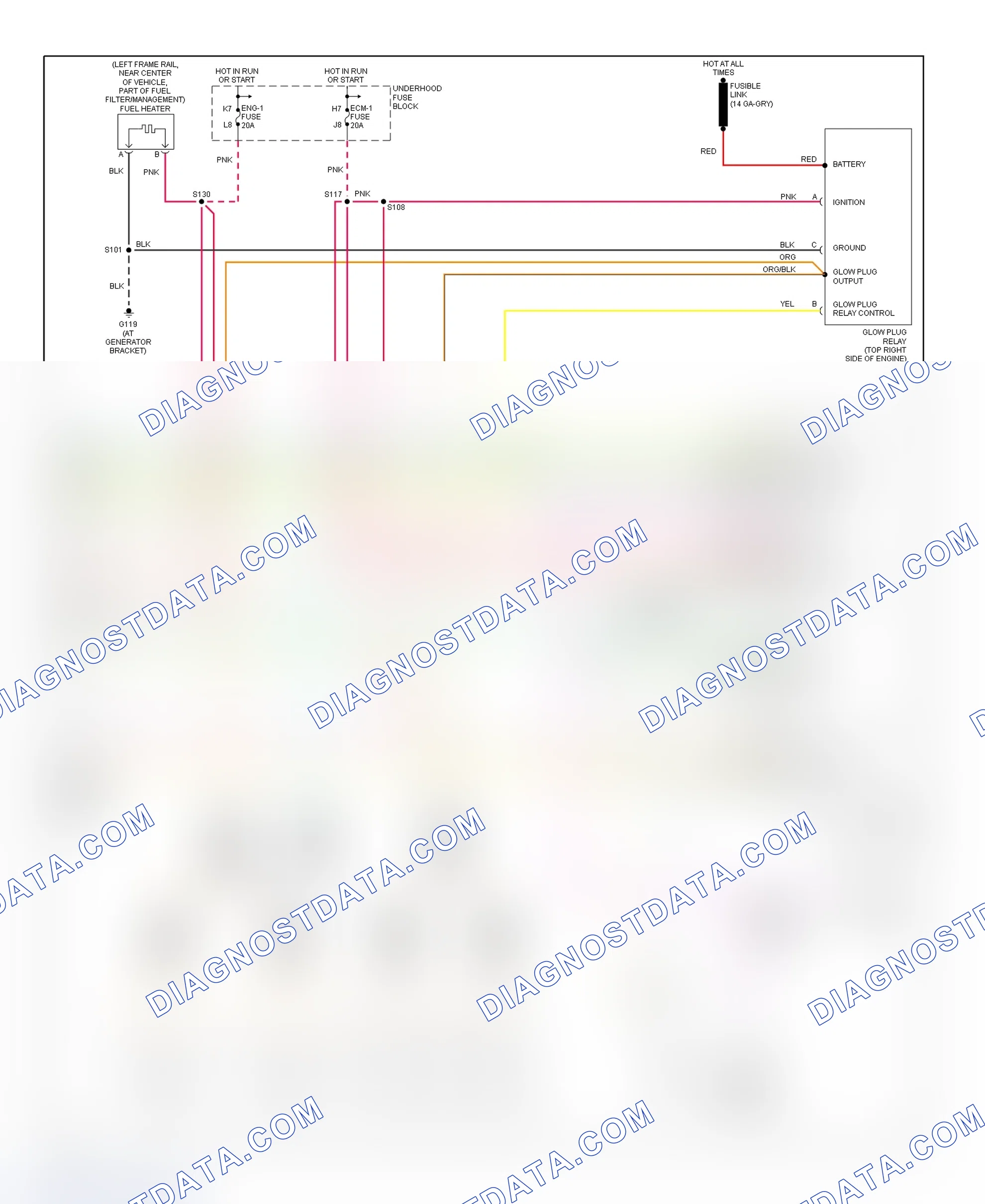Scheme 65: PCM Wiring Diagram (Chevy Express & Savana - 6.5L - Federal - 4 Of 4)