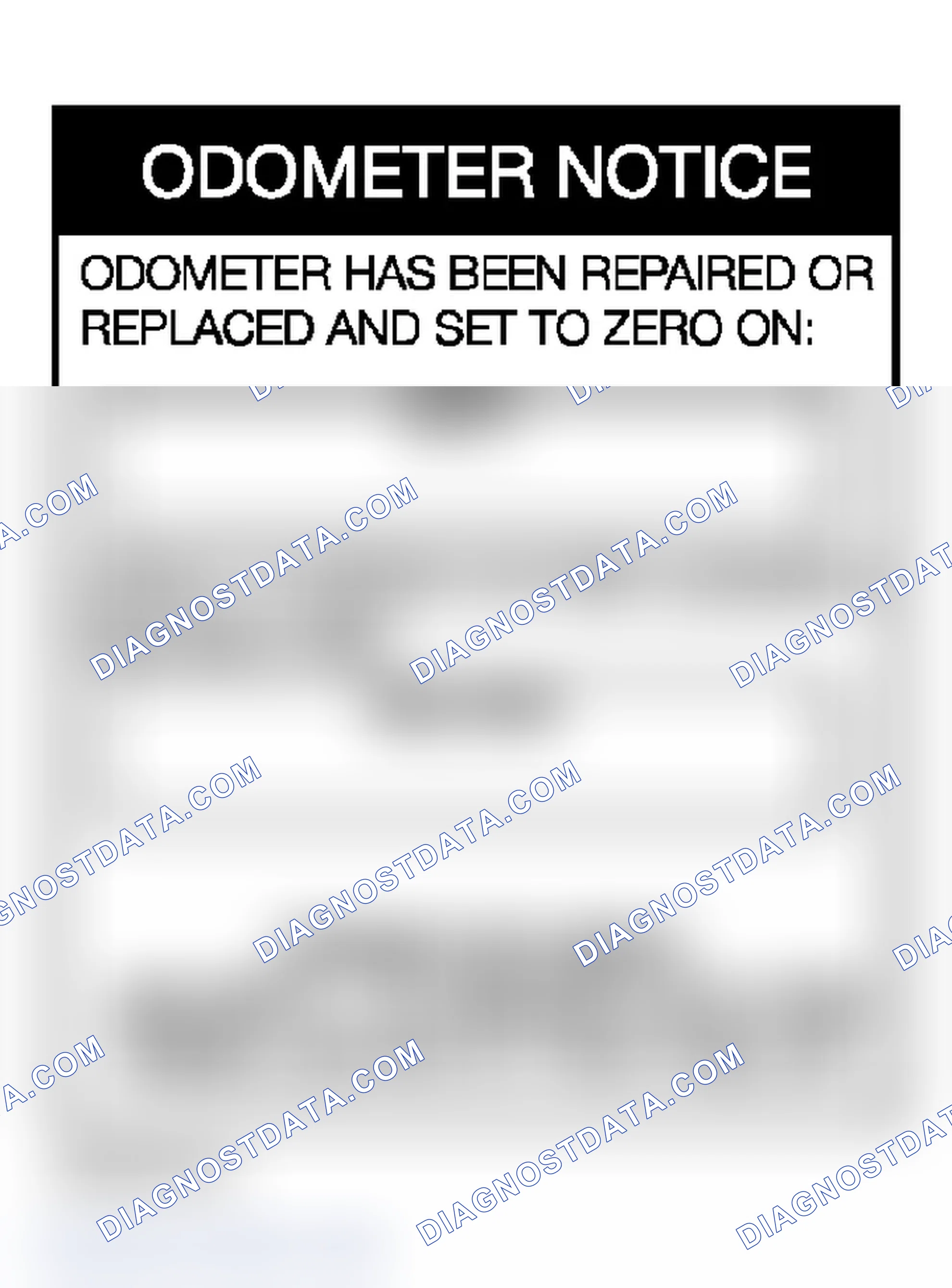 Scheme 59: Federal Odometer Disclosure Requirement 92-513