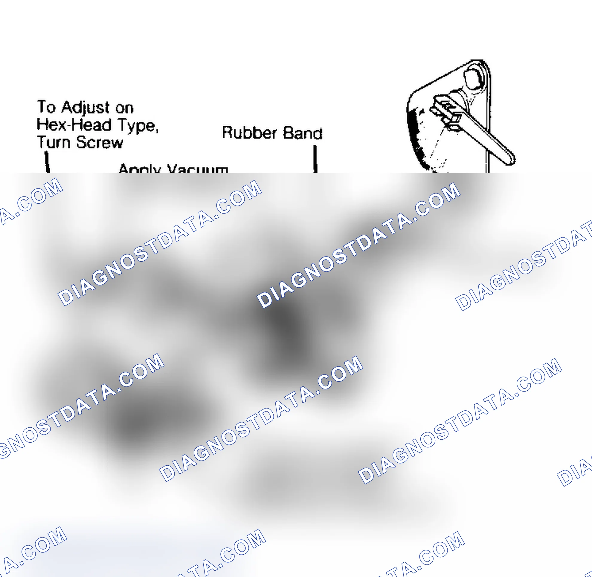 Scheme 59: Secondary (Rear) Vacuum Break Adjustment Turn screw or bend vacuum break rod to adjust.