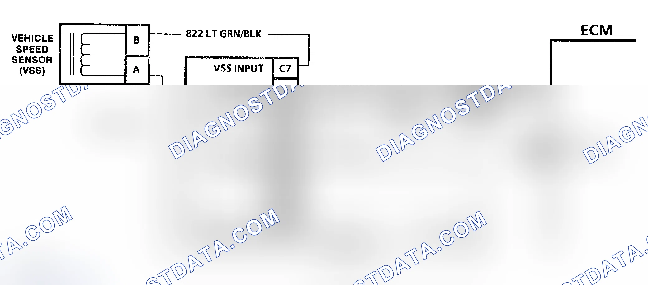 Scheme 16: Code 24 Schematic ("C" & "K" Series 5.7L M/T) Vehicle Speed Sensor