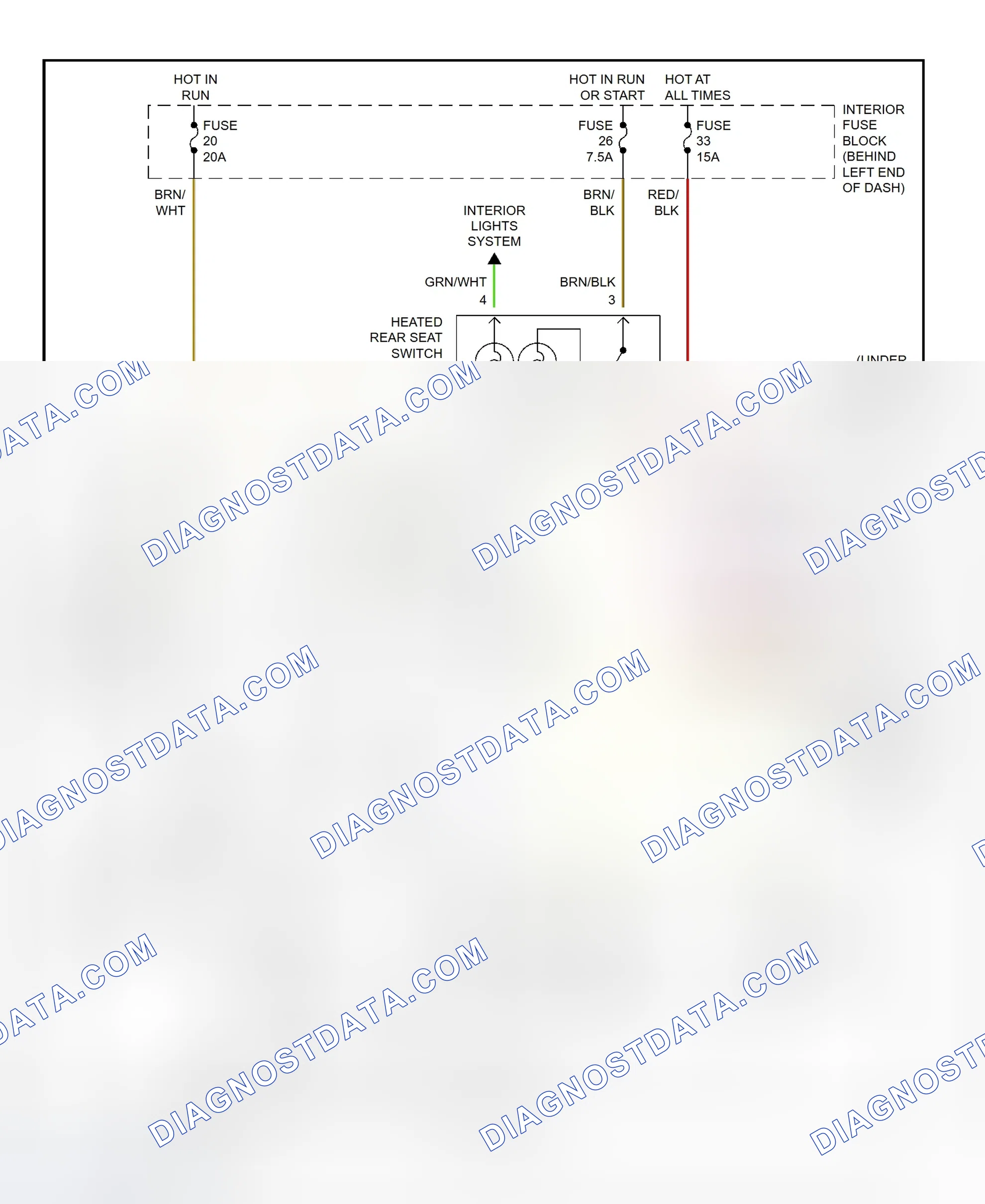 Scheme 10: Heated Seat System Wiring Diagram (1999-2000 9-3)