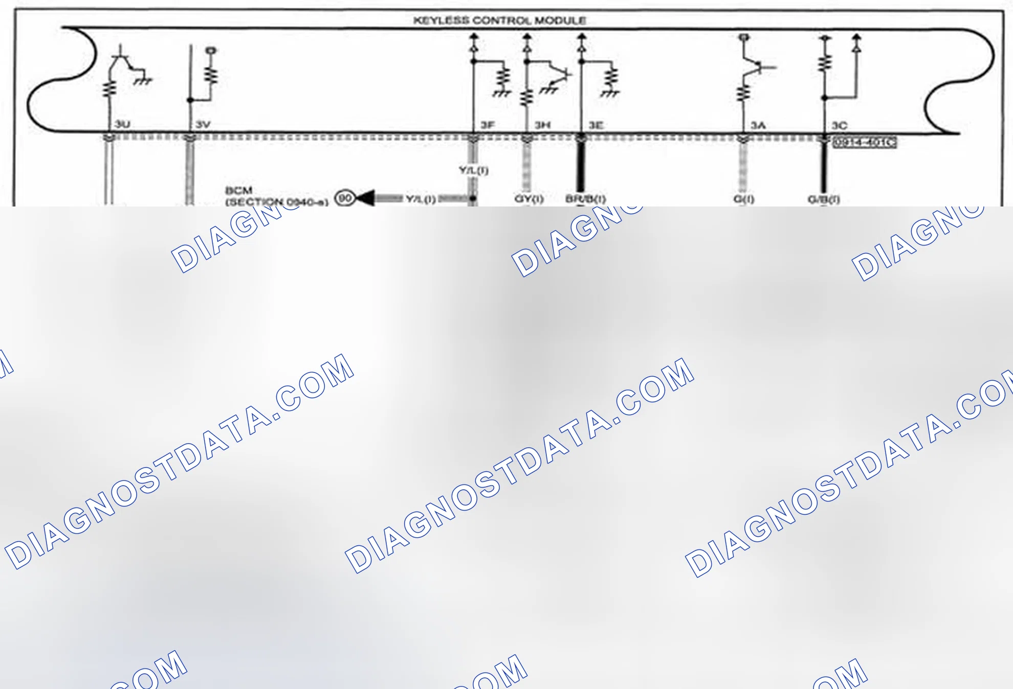 Scheme 226: Keyless Entry System (With Advanced Keyless Entry And Start System) Wiring Diagram - 0914-4b (1 Of 2)