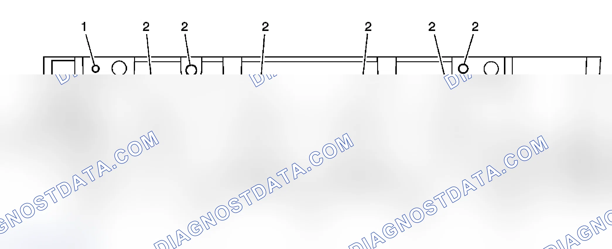 Scheme 14: Cylinder Head - Exhaust Manifold Deck View