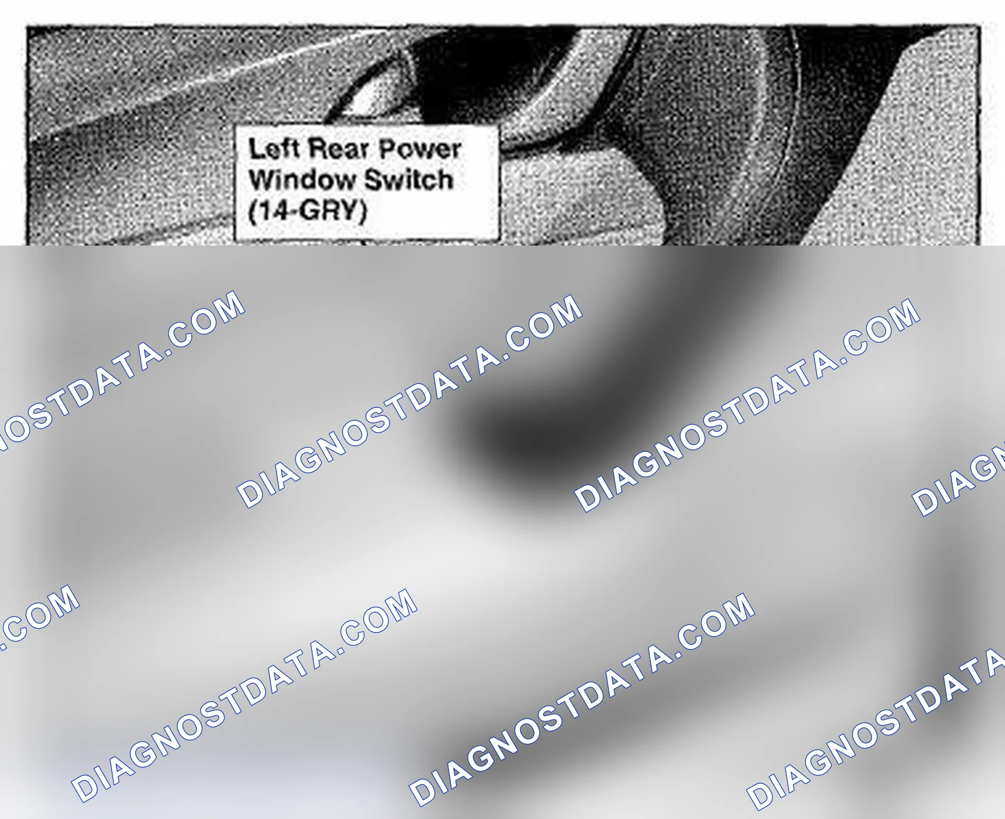 Scheme 1149: Left Rear Door (Right Similar) Component Location (Photo 140)