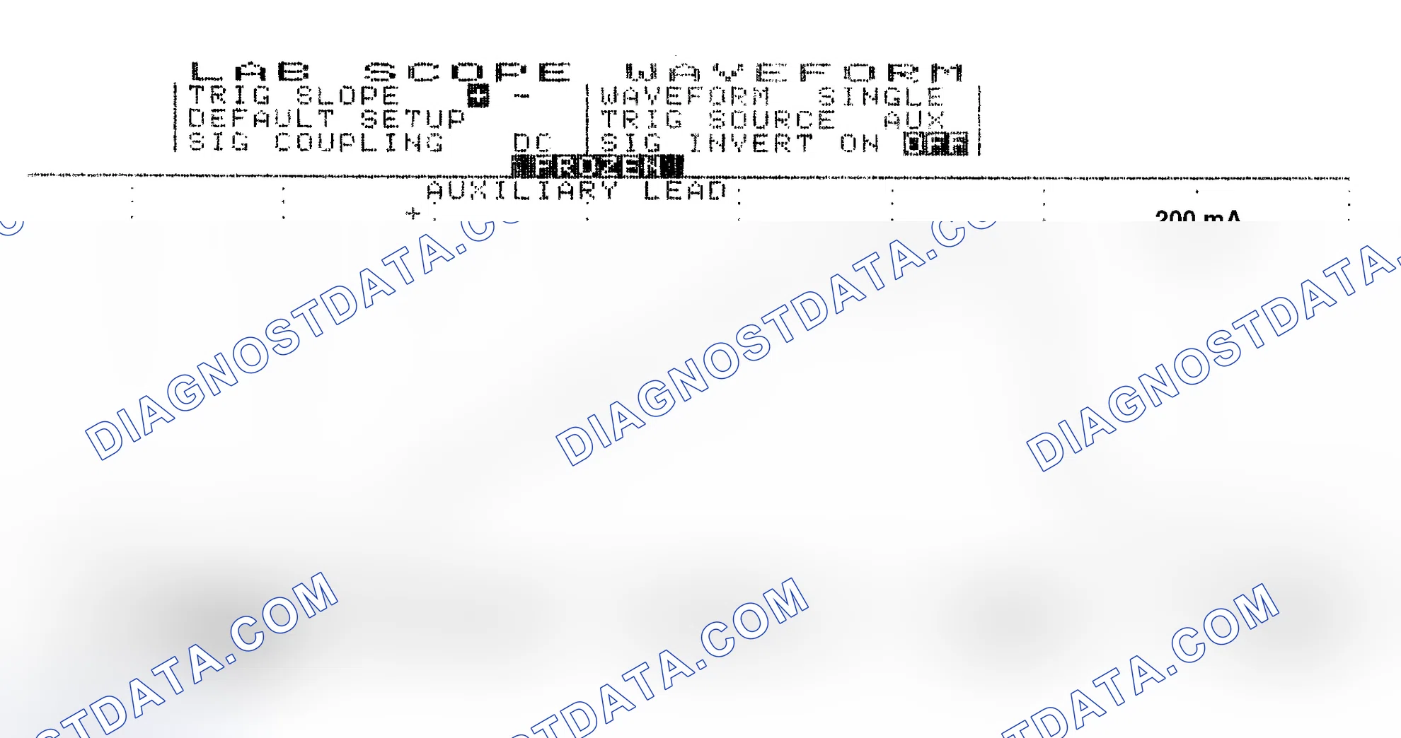 Scheme 13: Single Injector w/Normal Current Flow - Current Pattern