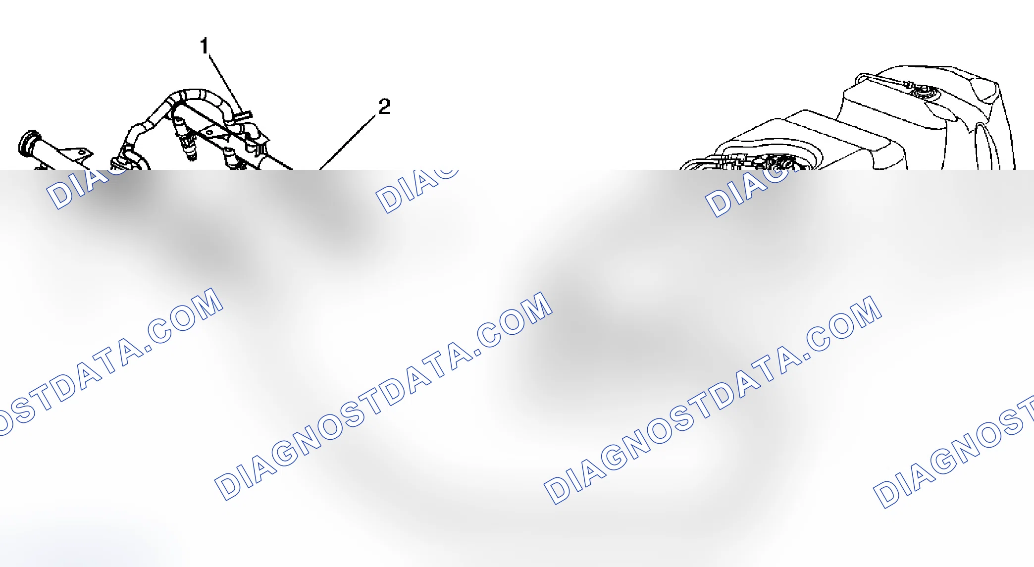 Scheme 26: Fuel Hose/Pipes Routing Diagram (Single Fuel Tank)