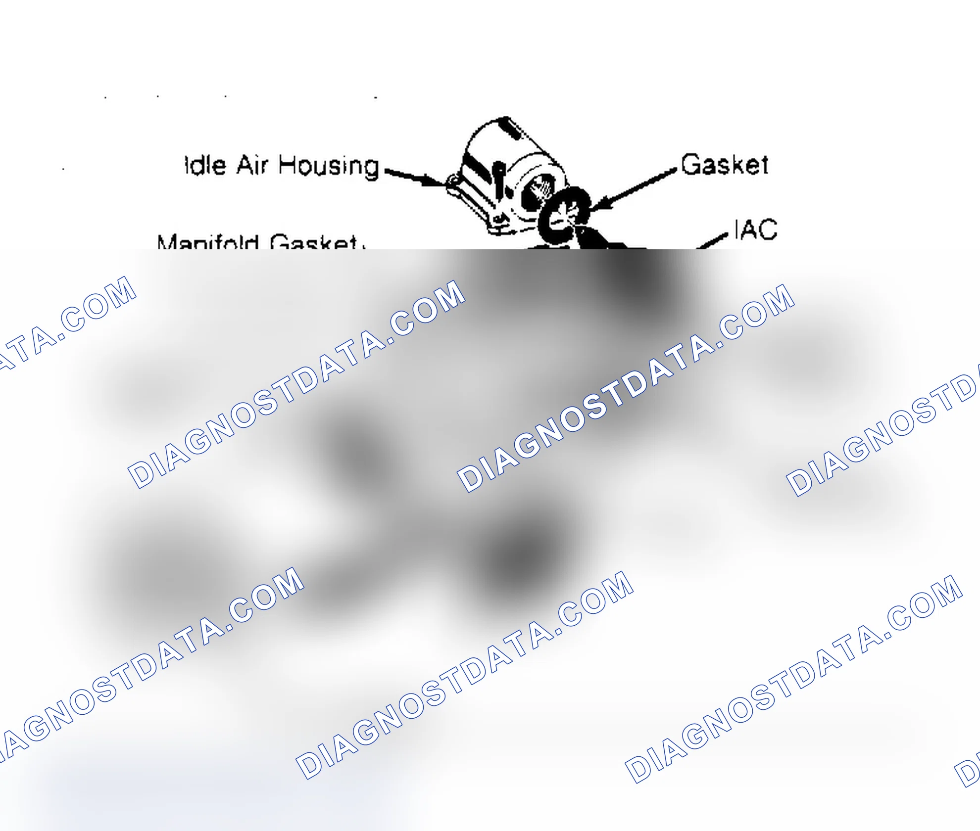 Scheme 23: Exploded View of Typical Throttle Body