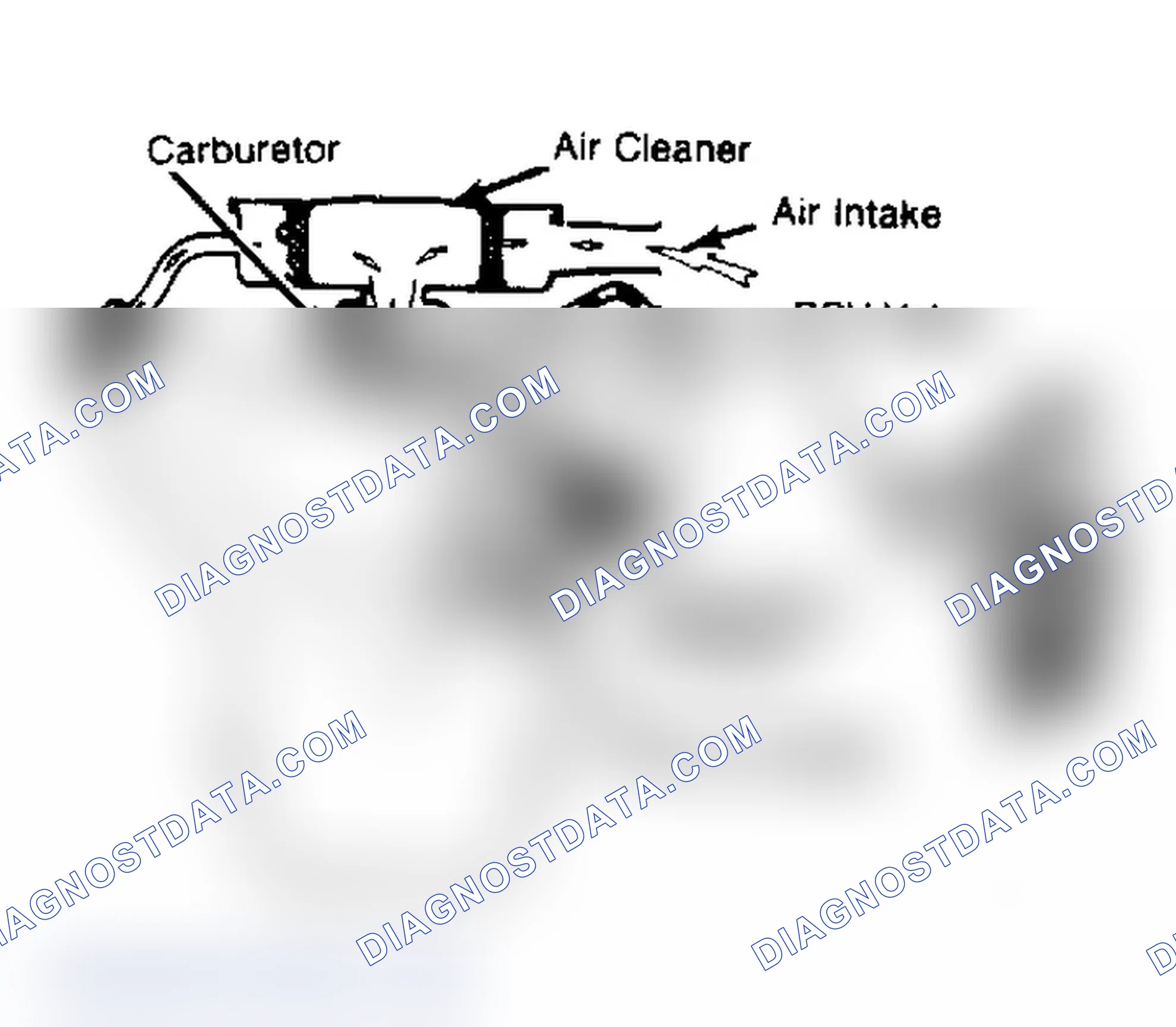 Scheme 100: Crankcase Ventilation System (Typical) Air mixes with blow-by gases and air/fuel mixture, then burns in combustion chamber.