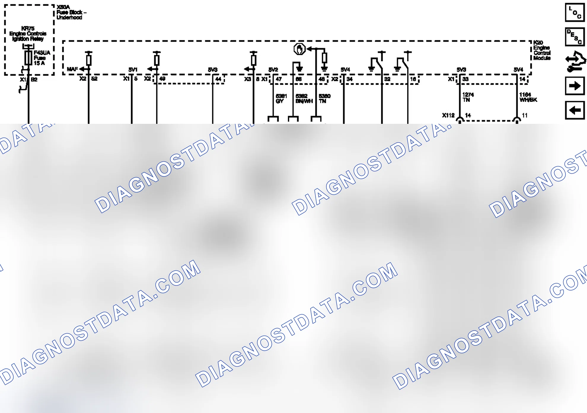 Scheme 81: Engine Data Sensors - Pressure, Temperature And Throttle Controls