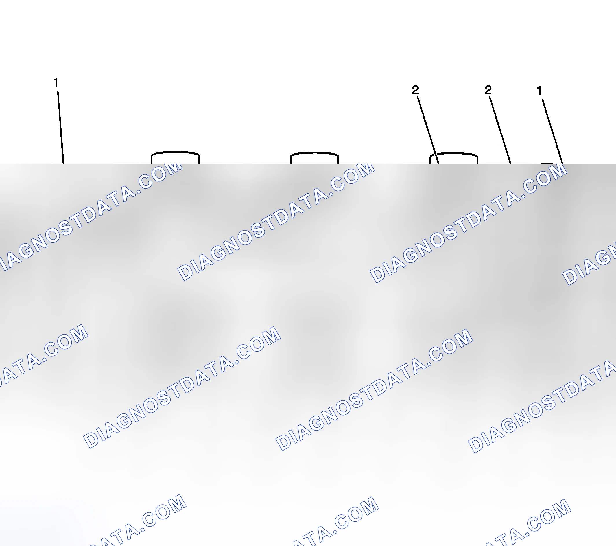 Scheme 200: Right Cylinder Head Exhaust Face
