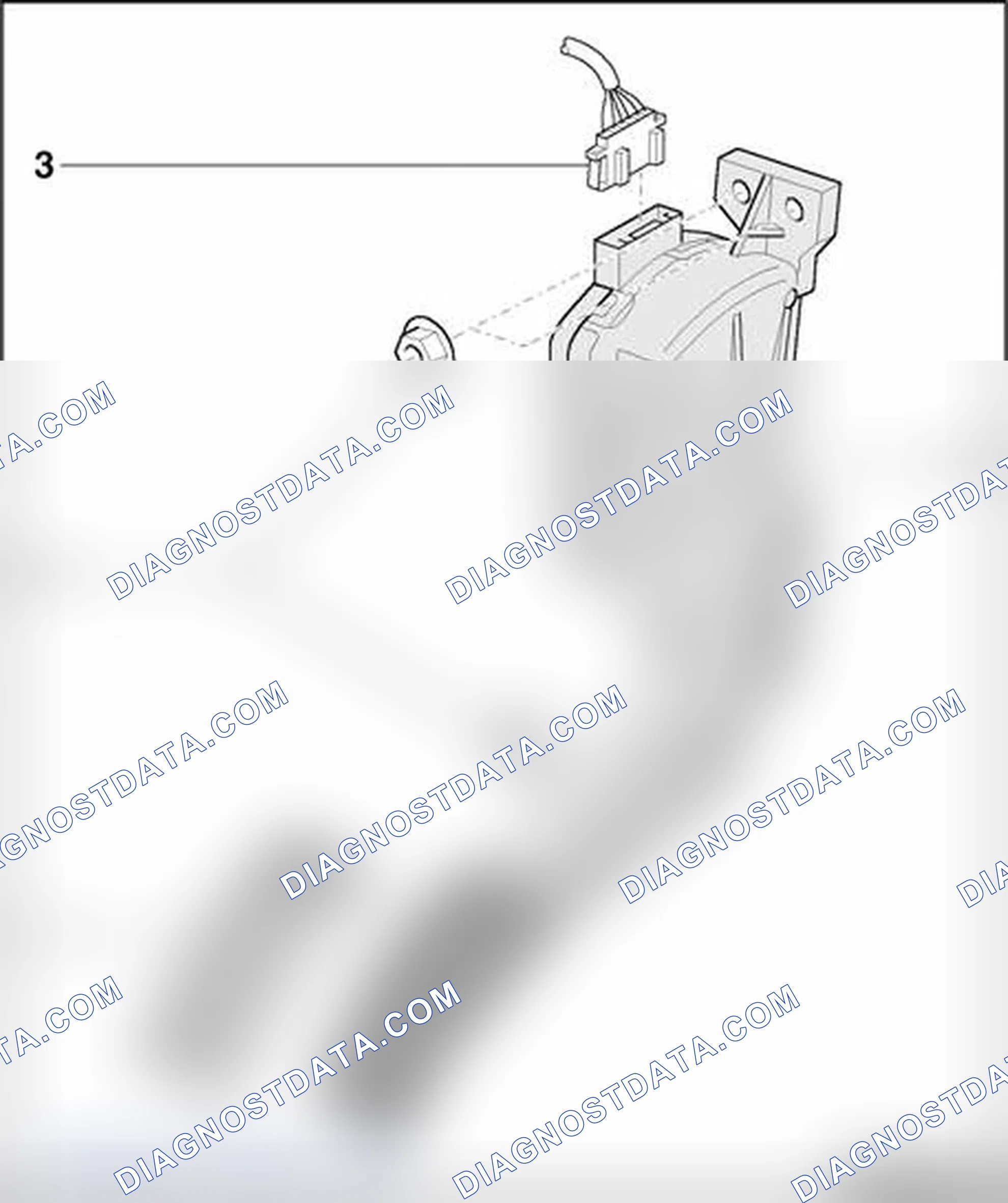 Scheme 83: Accelerator pedal cable, servicing