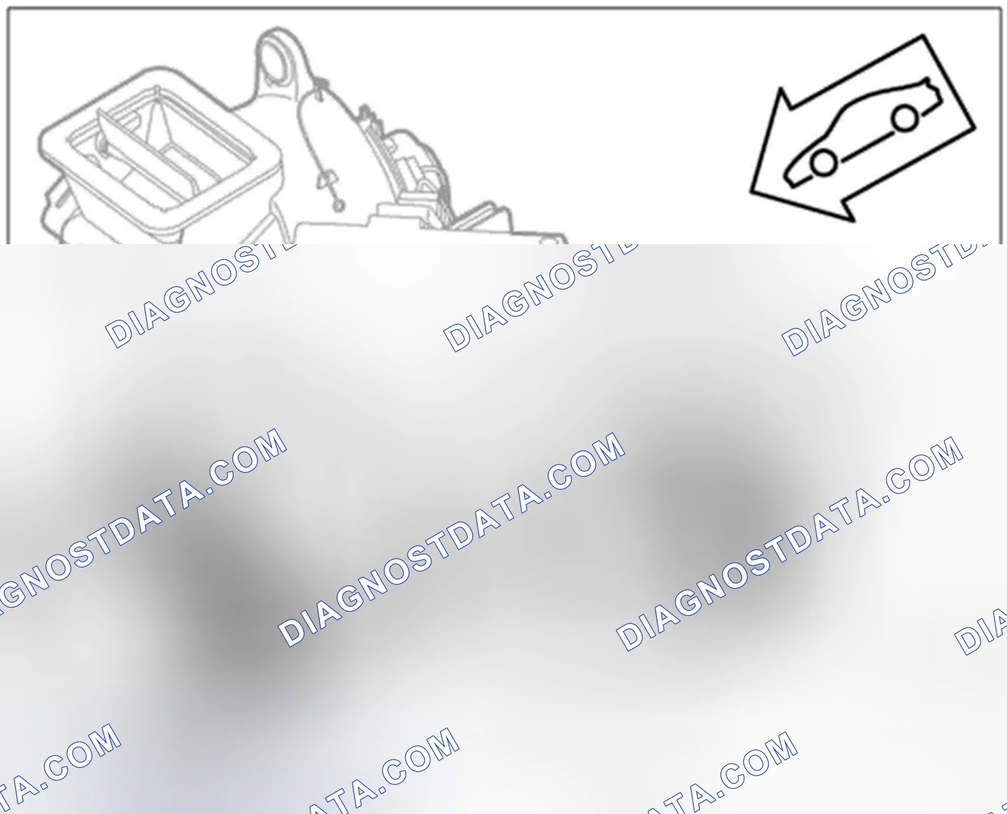 Scheme 140: Removing footwell/defrost servo motor