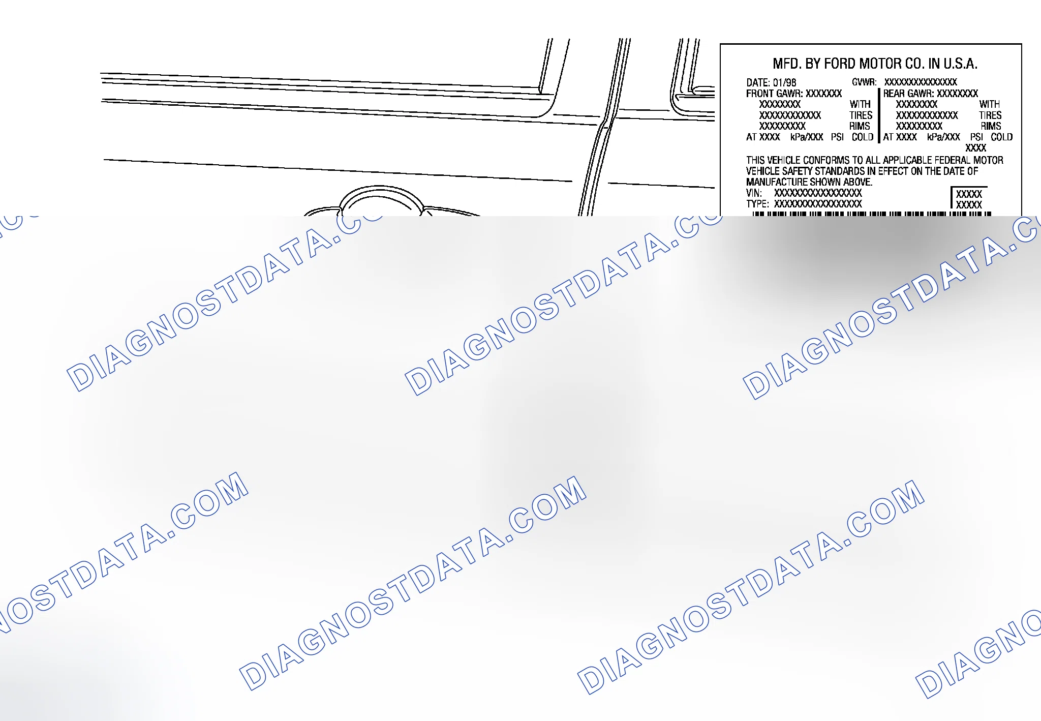 Scheme 11: Vehicle Certification (VC) Label Locator