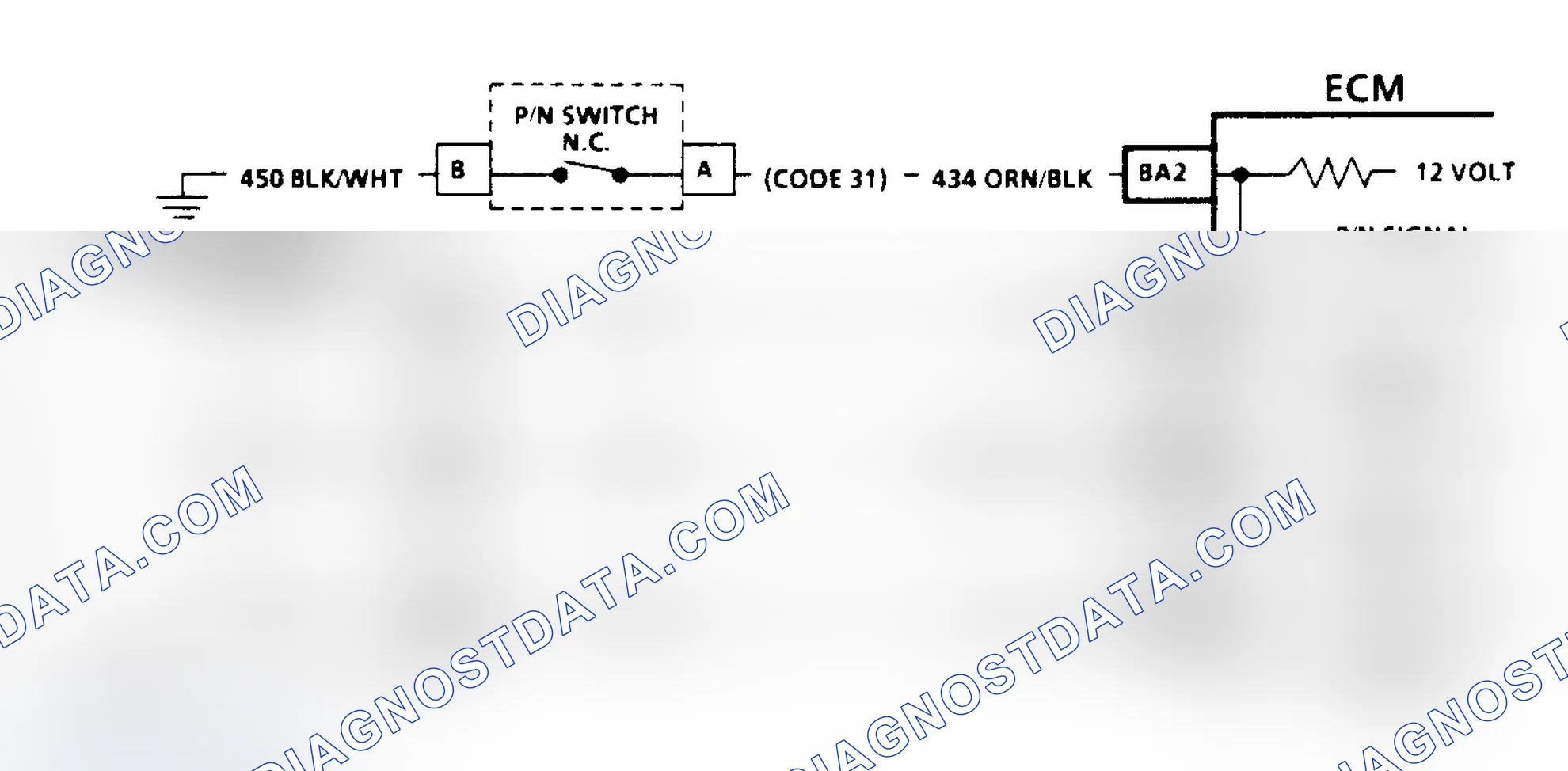 Scheme 157: CODE 27, 28 OR 29 GEAR SWITCH CIRCUITS - 3.8L