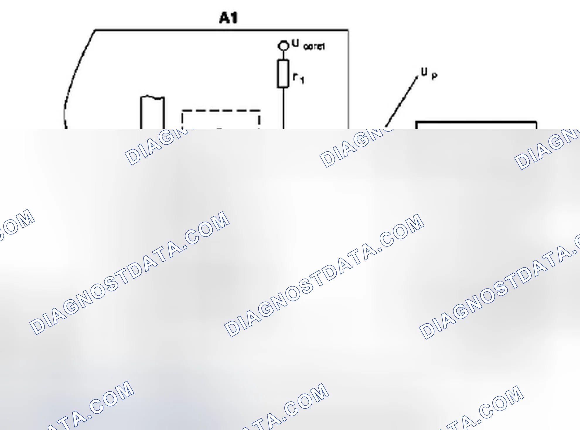 Scheme 6: Voltage coding of engine coolant/windshield washer fluid level, function - GF54.30-P-3006A