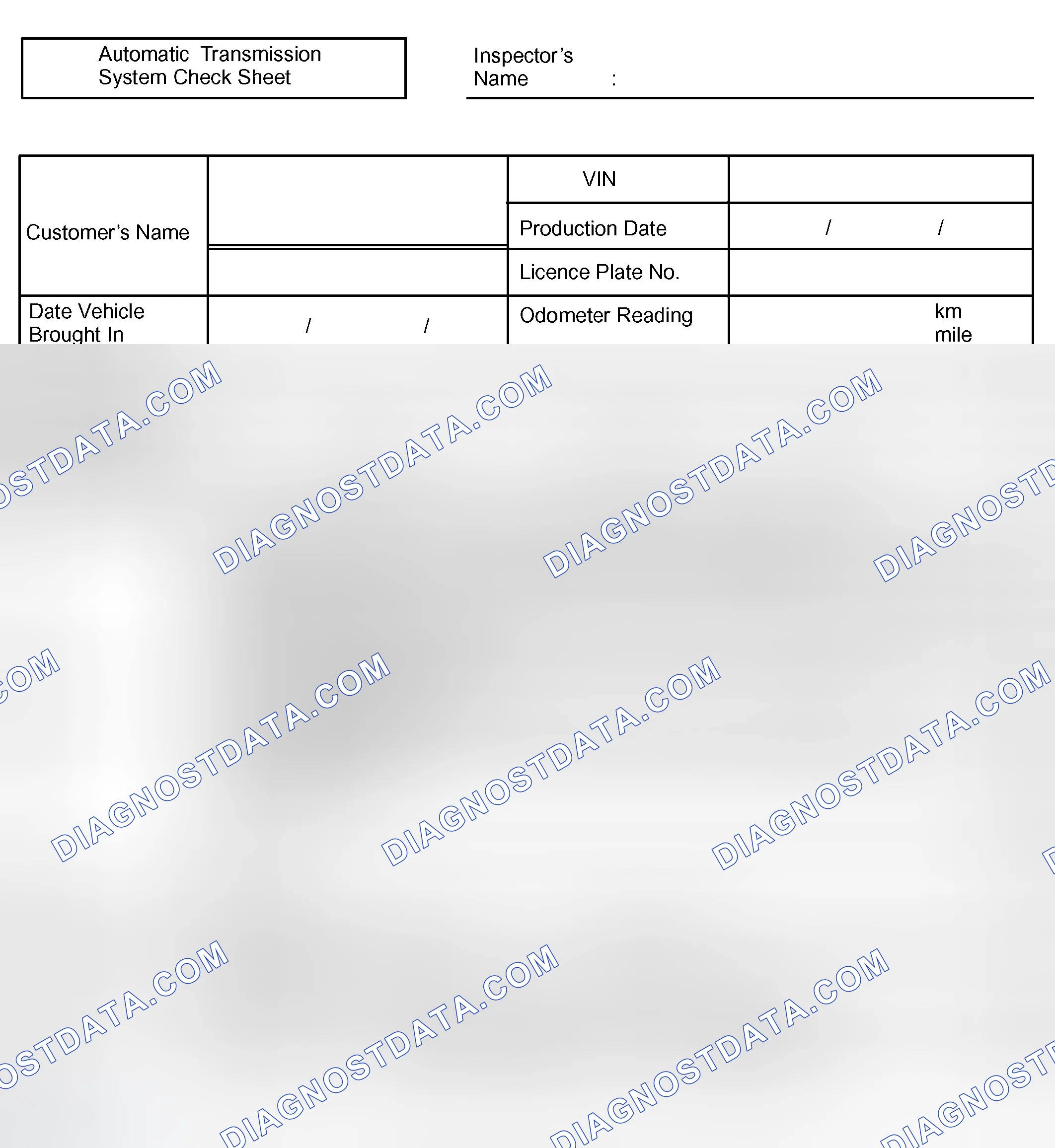 Scheme 91: CUSTOMER PROBLEM ANALYSIS CHECK