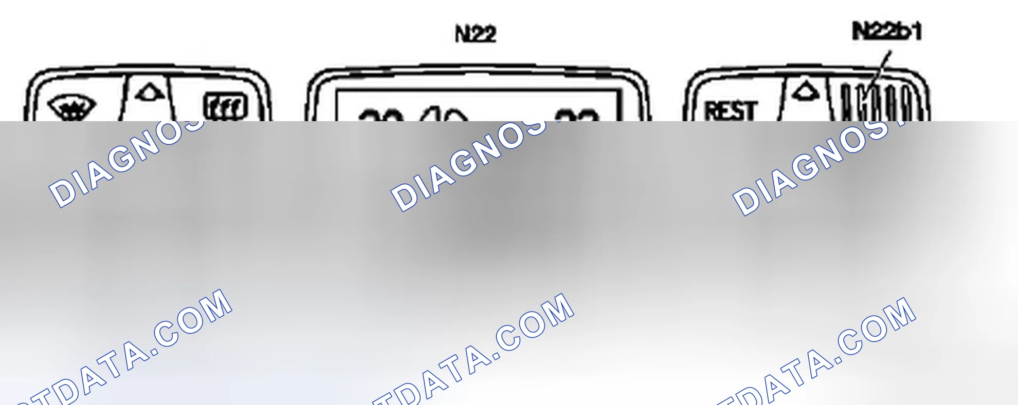 Fig. 85: Identifying Automatic A/C Pushbutton Control Module And In-Car Temperature Sensor