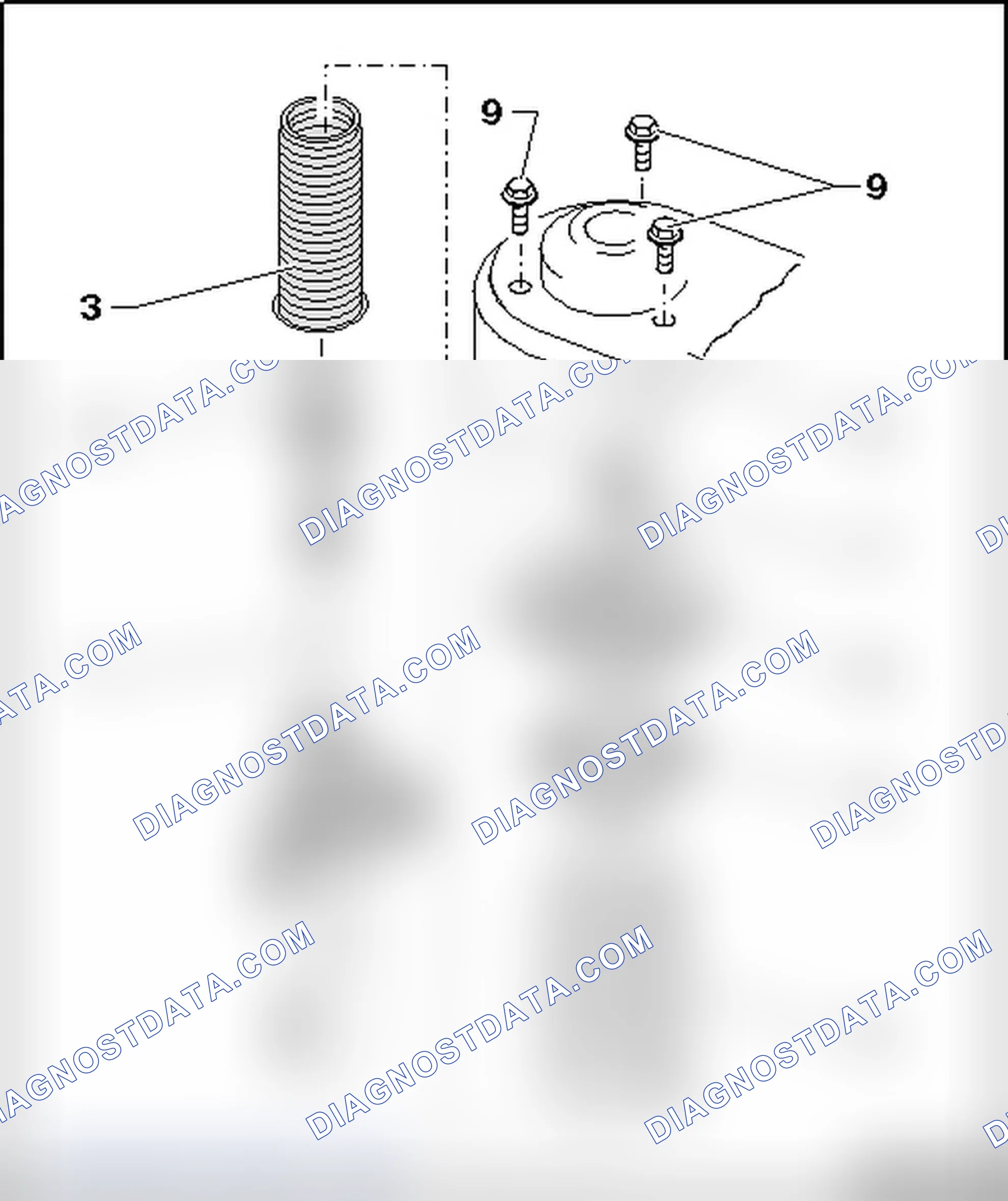 Scheme 133: SUSPENSION STRUT ASSEMBLY OVERVIEW