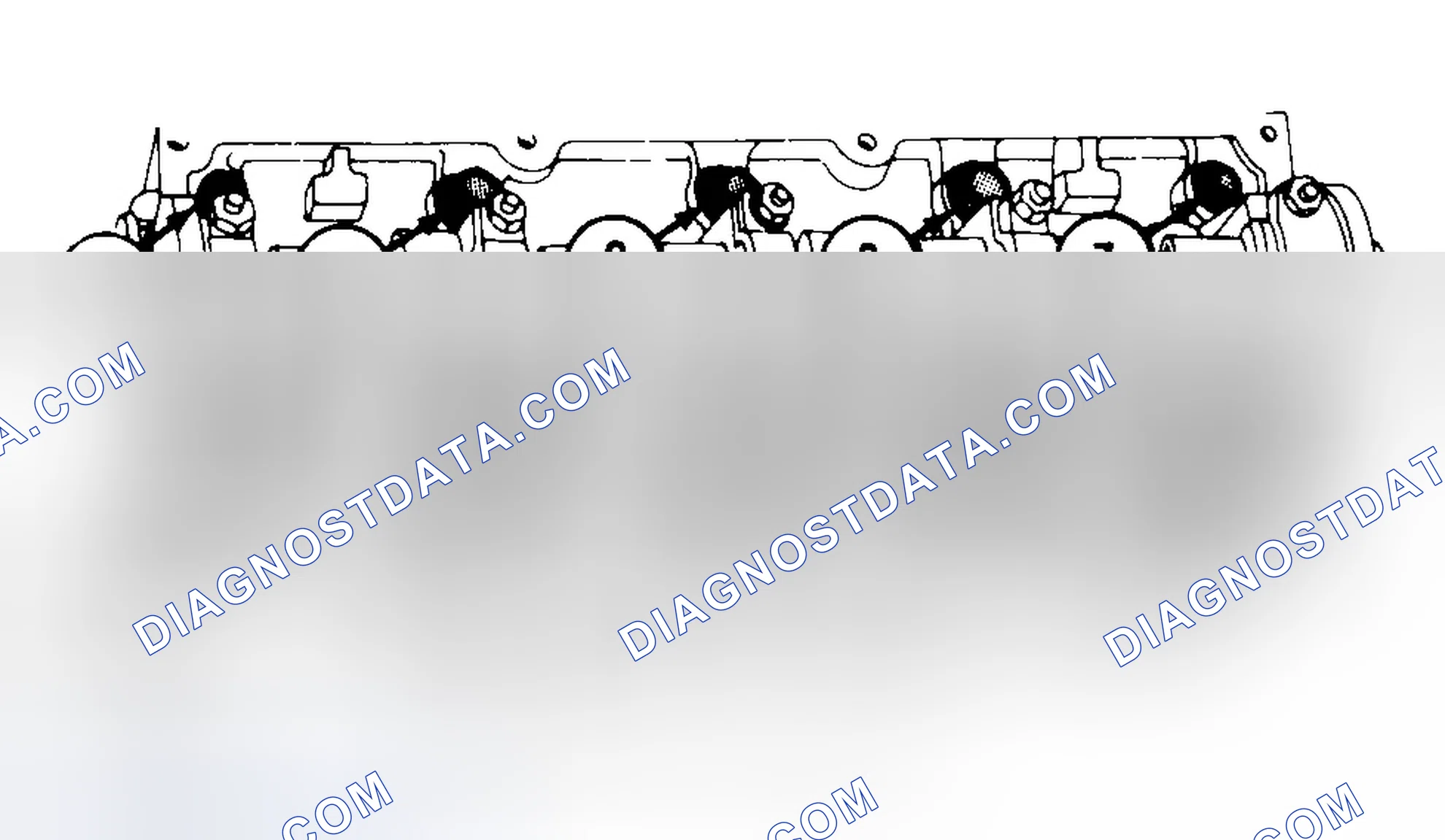 Scheme 7: Typical Cylinder Head Tightening or Loosening Sequence